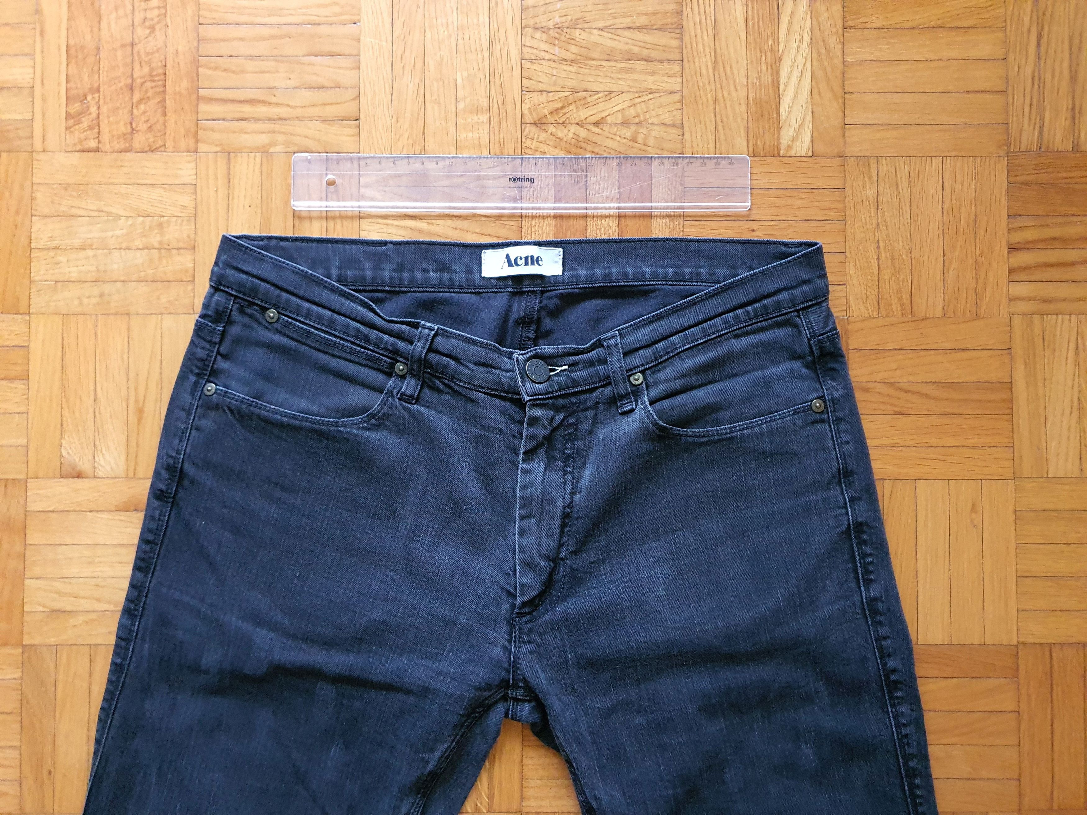 Acne Studios MAX CASH Denim Jeans (Slim Fit, Dry Fade) - Sz W34 L30 Size US 34 / EU 50 - 3 Thumbnail