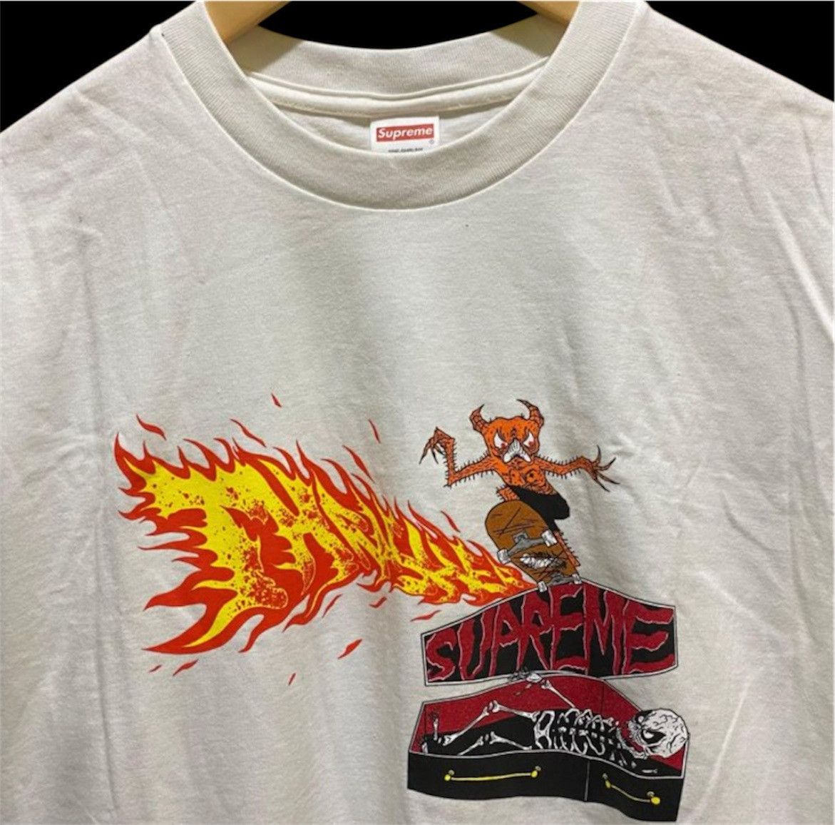 Supreme × Thrasher Supreme X Thrasher X Neckface Tee Size US L / EU 52-54 / 3 - 2 Thumbnail