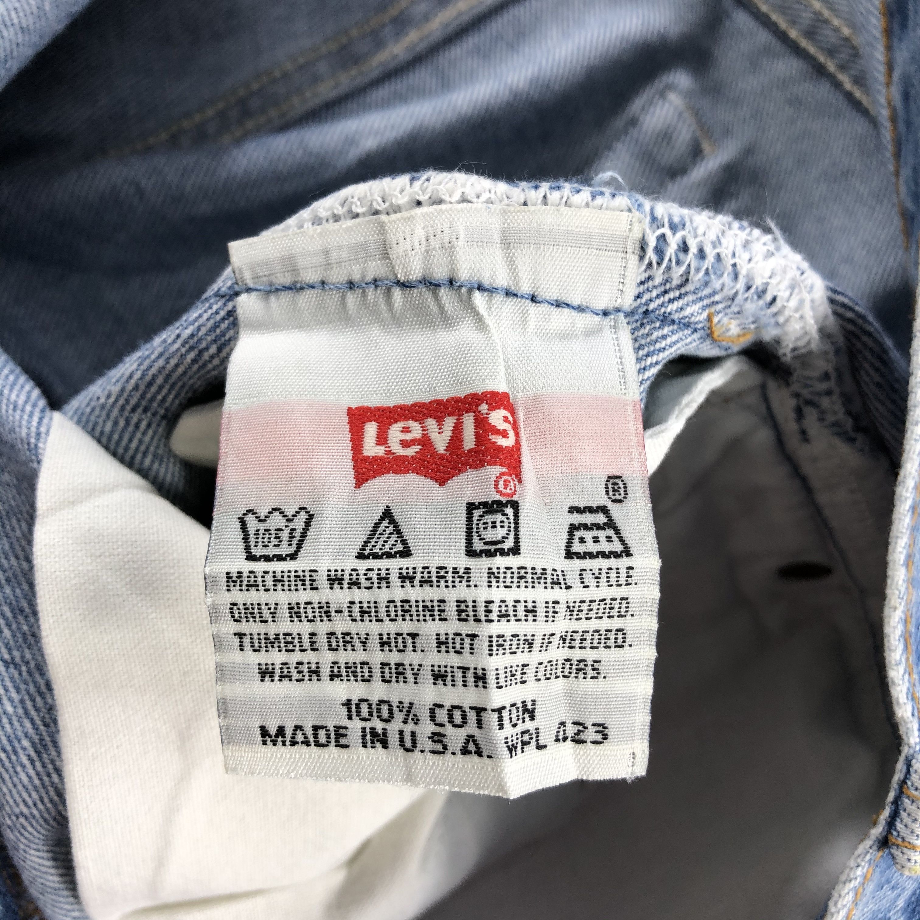 Levi's × Vintage Vintage 90s Blue Wash Levis 501 Jeans-JM2295 Size US 31 - 9 Thumbnail