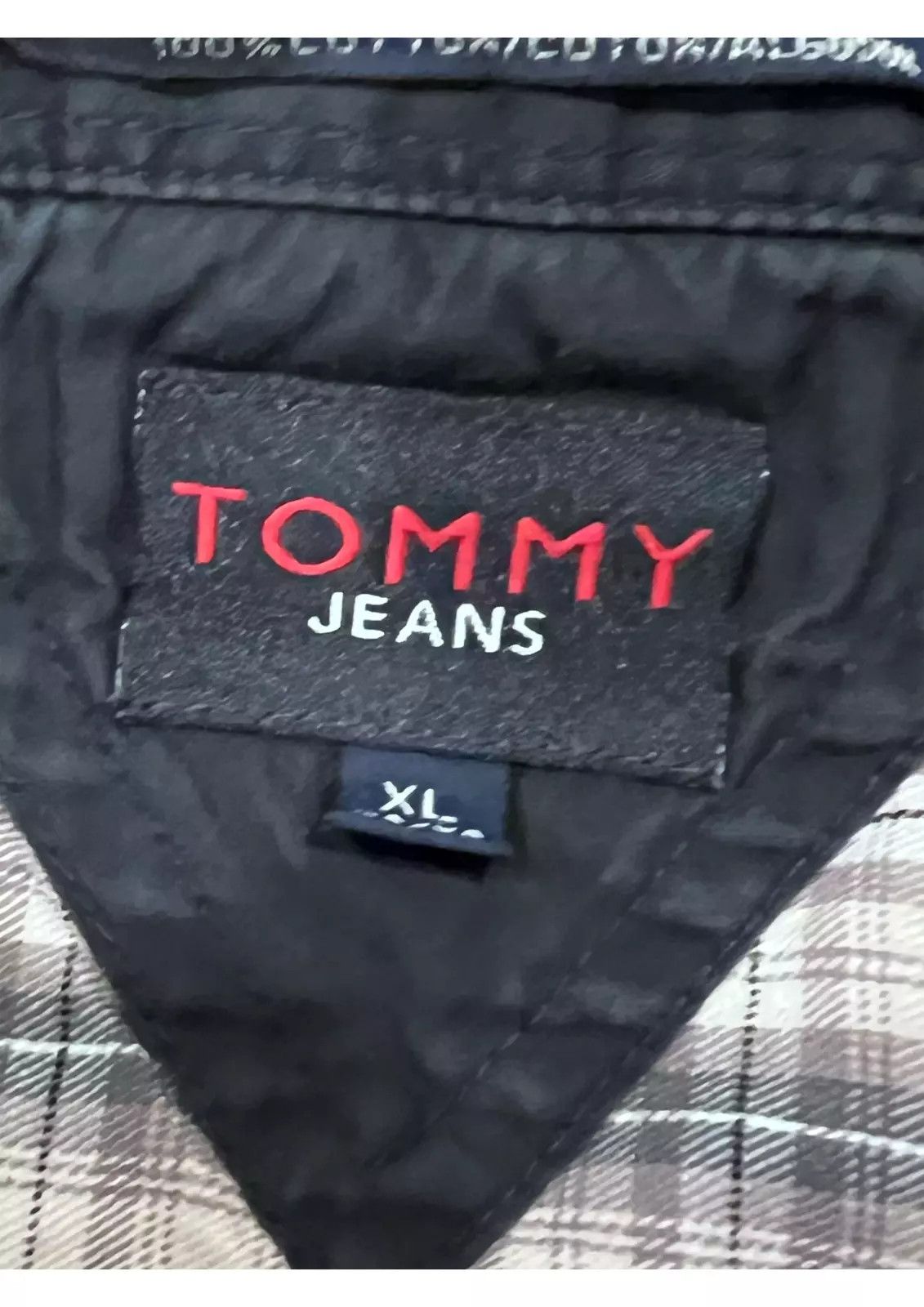 Tommy Hilfiger × Vintage tommy jeans flannel size XL Size US XL / EU 56 / 4 - 3 Thumbnail
