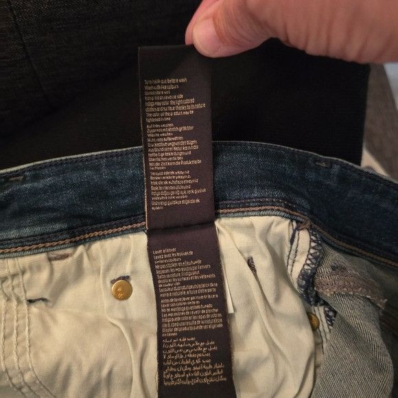 Mavi Mavi‎ Gold Molly Jeans Womens 32 x 32 Dark Rinse Flare Leg N Size 32" / US 10 / IT 46 - 8 Thumbnail
