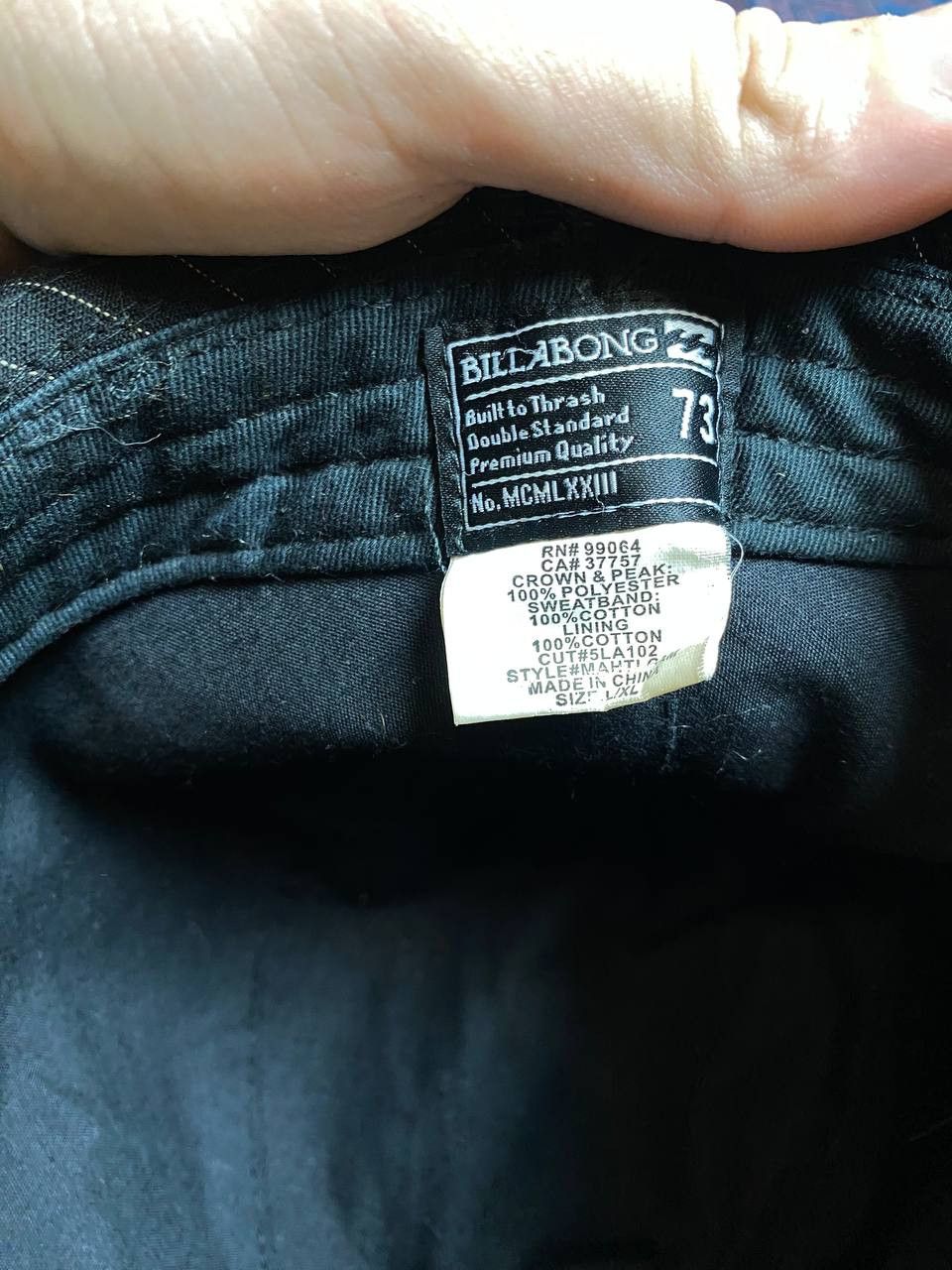 Billabong × Vintage Rare Vintage Hat Billabong Panama Surfing Y2K Size ONE SIZE - 2 Thumbnail