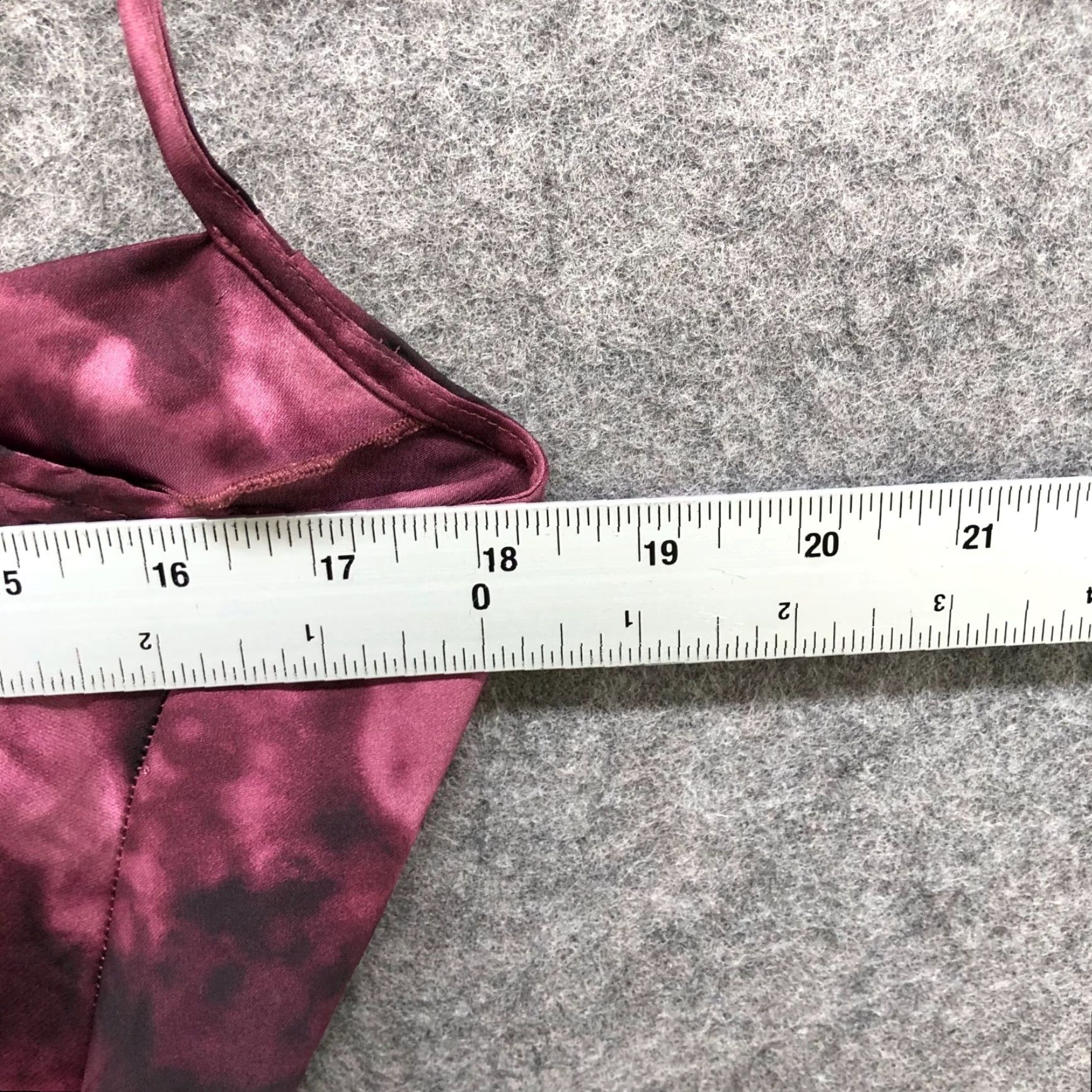 Vintage Out From Under Cropped Cami Top Womens M Purple Tie Dye Drape Urban Outfitters Top Size M / US 6-8 / IT 42-44 - 6 Thumbnail