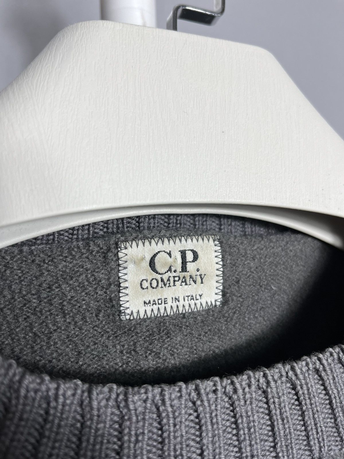C.P. Company CP Company knit sweater wool mens grey vintage 90s italy Size US M / EU 48-50 / 2 - 7 Thumbnail