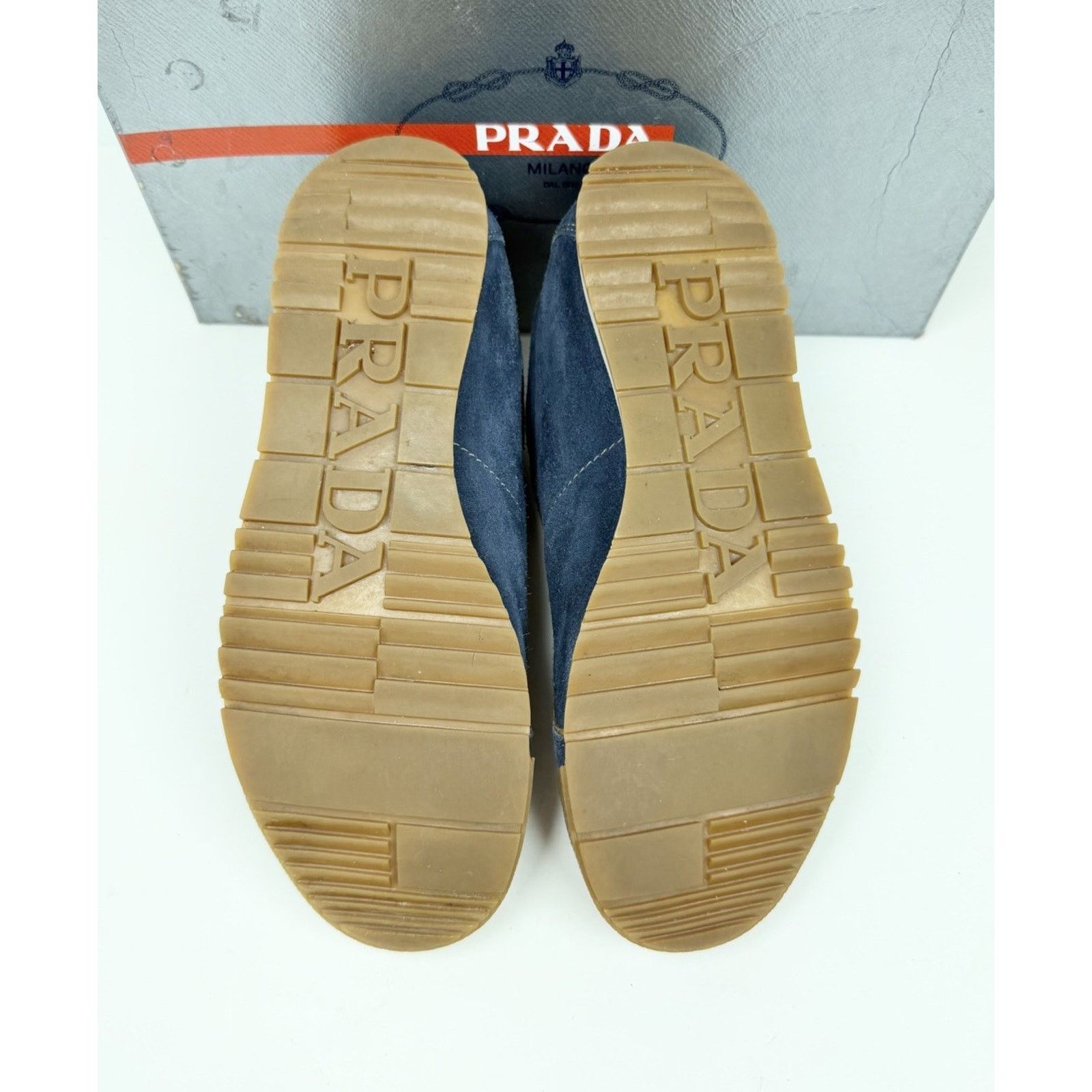 Prada Size 6.5UK/7.5US - Prada Sport Blue Suede Vintage Size US 7.5 / EU 40-41 - 6 Thumbnail