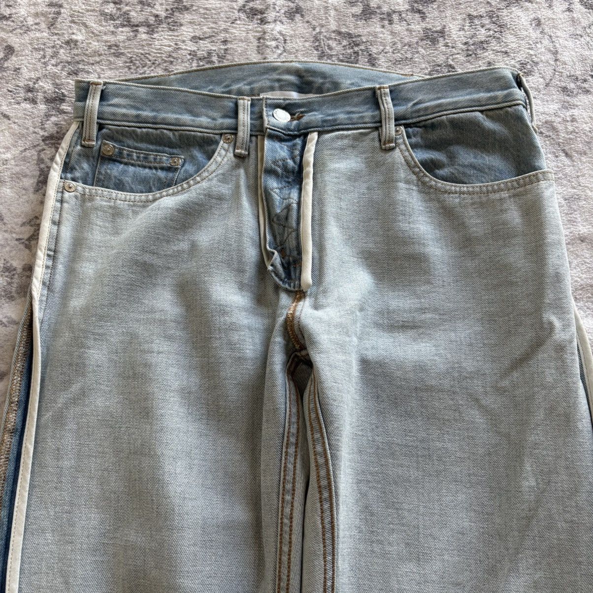 Helmut Lang Helmut Lang Reversible Inside Out Denim Jeans Blue | Size 30 Size US 30 / EU 46 - 3 Thumbnail