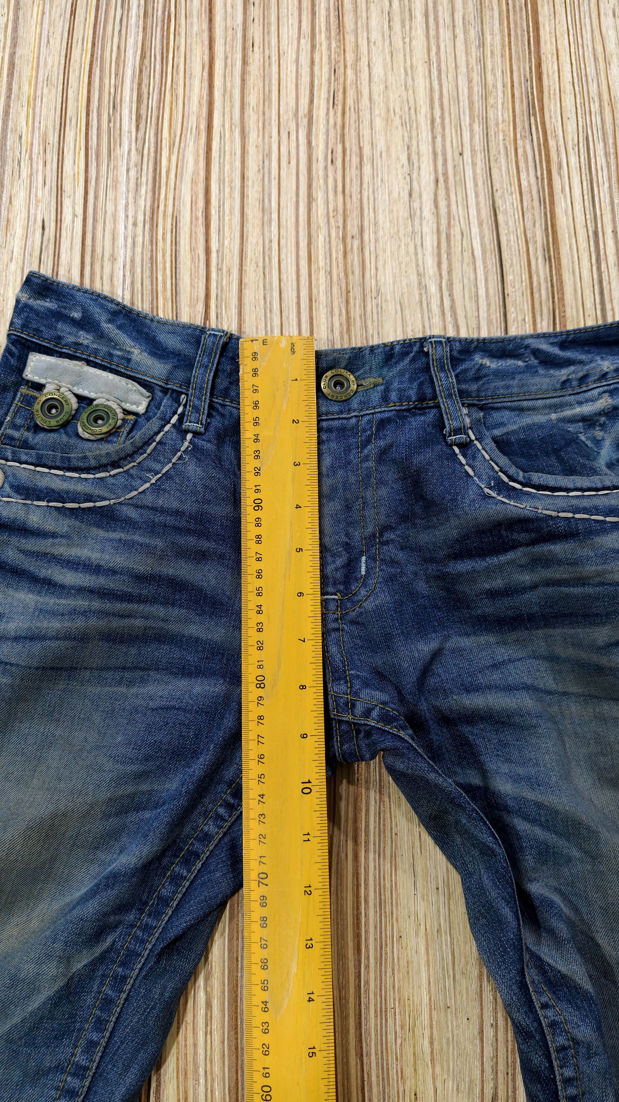 Japanese Brand vintage lolita flare denim jeans Size US 33 - 11 Thumbnail
