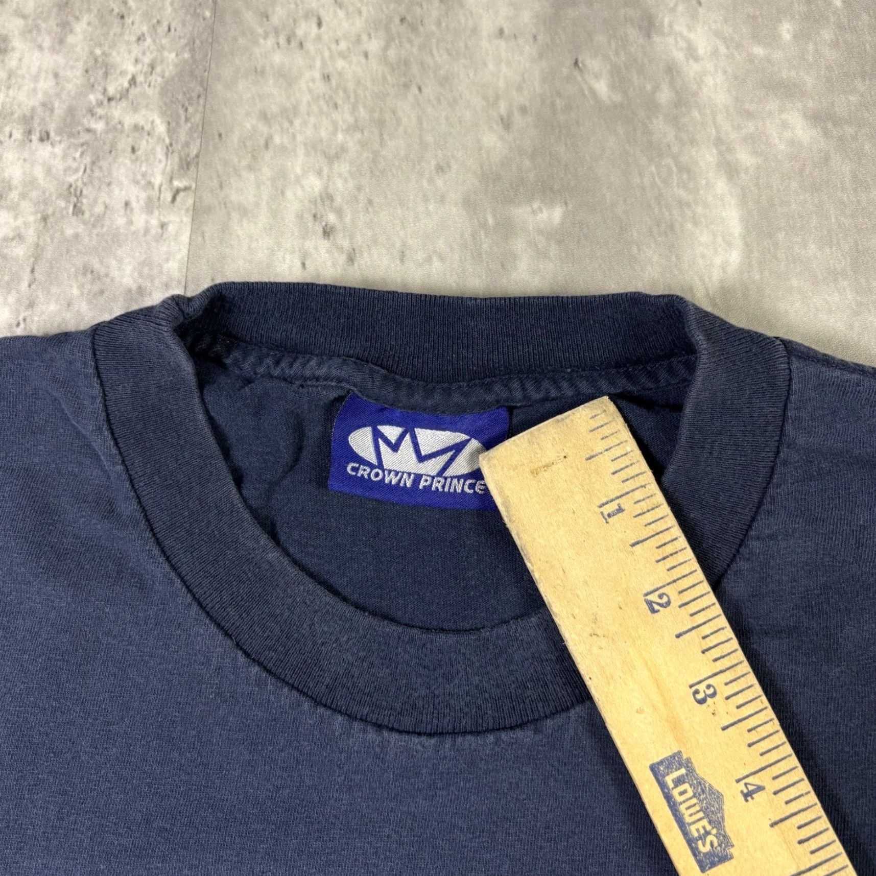 Penn VINTAGE Penn State Nittany Lions T Shirt Navy Blue 90s XL Men Crew Neck Short Sleeve Cotton Size US XL / EU 56 / 4 - 3 Thumbnail