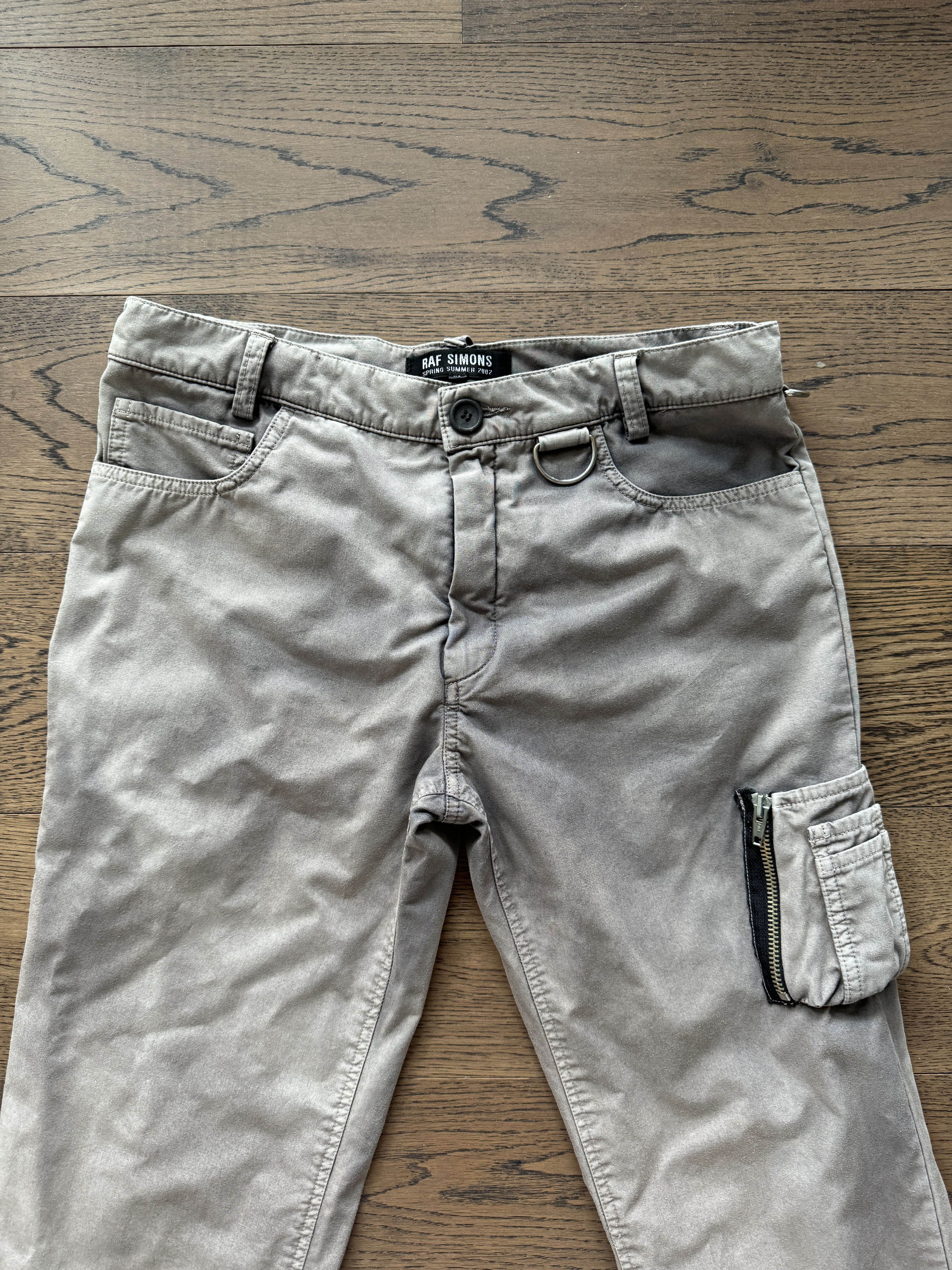 Raf Simons Raf Simons 2002 Spring Summer Pigment Dyed Combat Pants Rare Size US 31 - 3 Thumbnail
