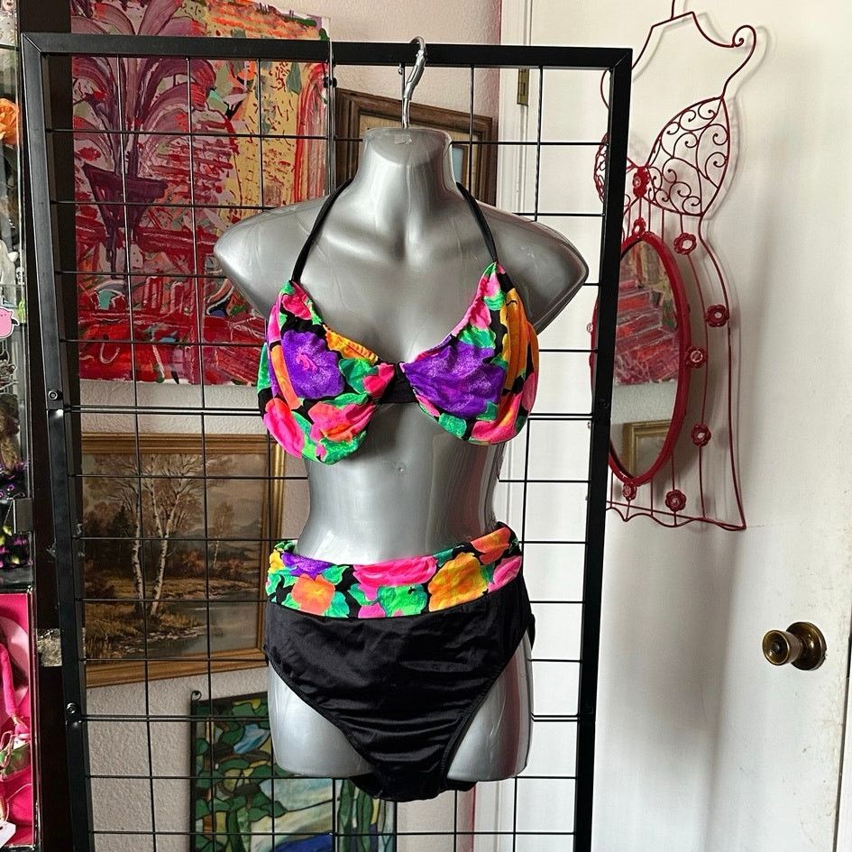 Other sea fair multicolored black bikini set Size XL / US 12-14 / IT 48-50 - 1 Thumbnail
