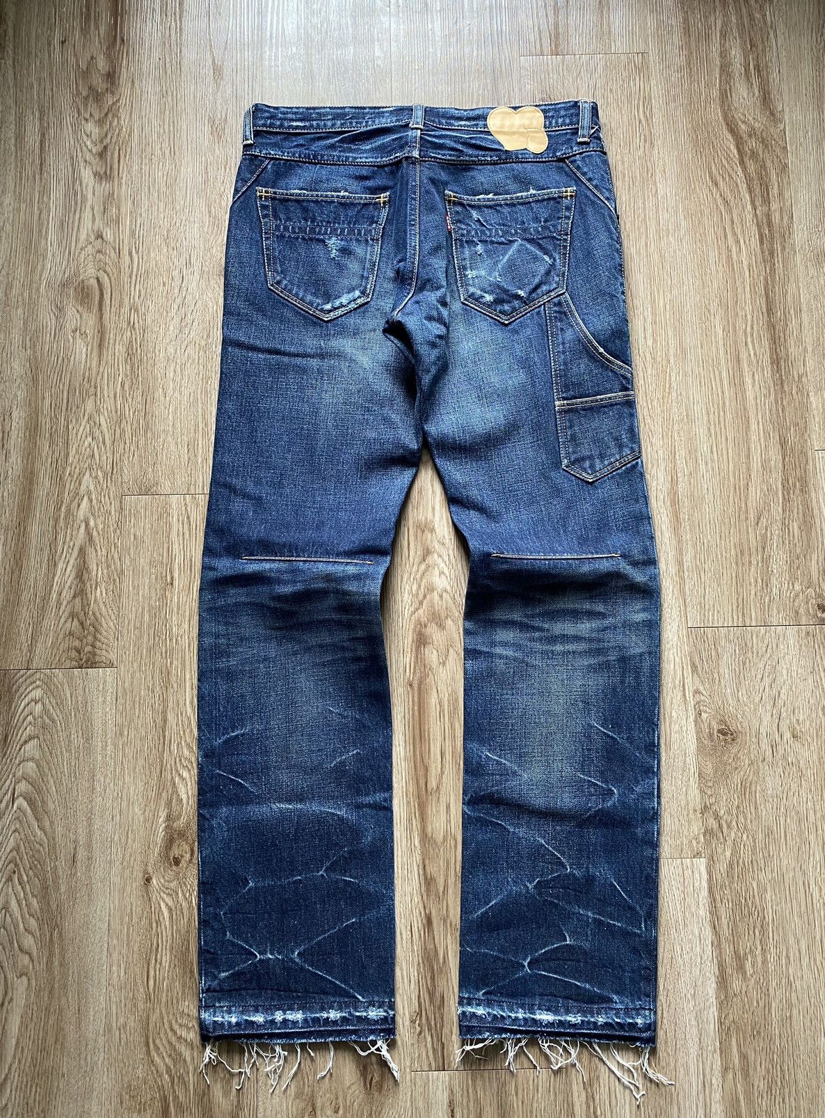 Number (N)ine NUMBER NINE SS07 “ABOUT A BOY” HONEYCOMB PAIN DENIM