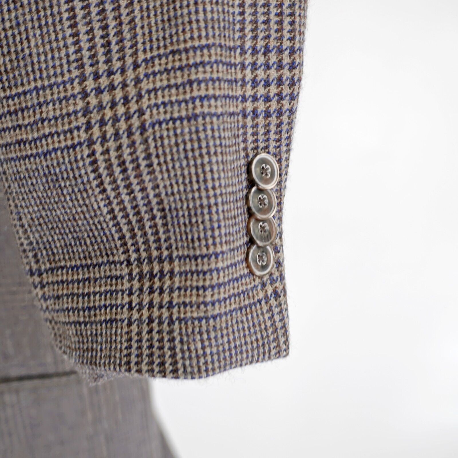 Jos. A. Bank Jos A Bank 1905 Soft Tweed Wool Glen Plaid 44R / Slim 46R Gr Size 44R - 3 Thumbnail