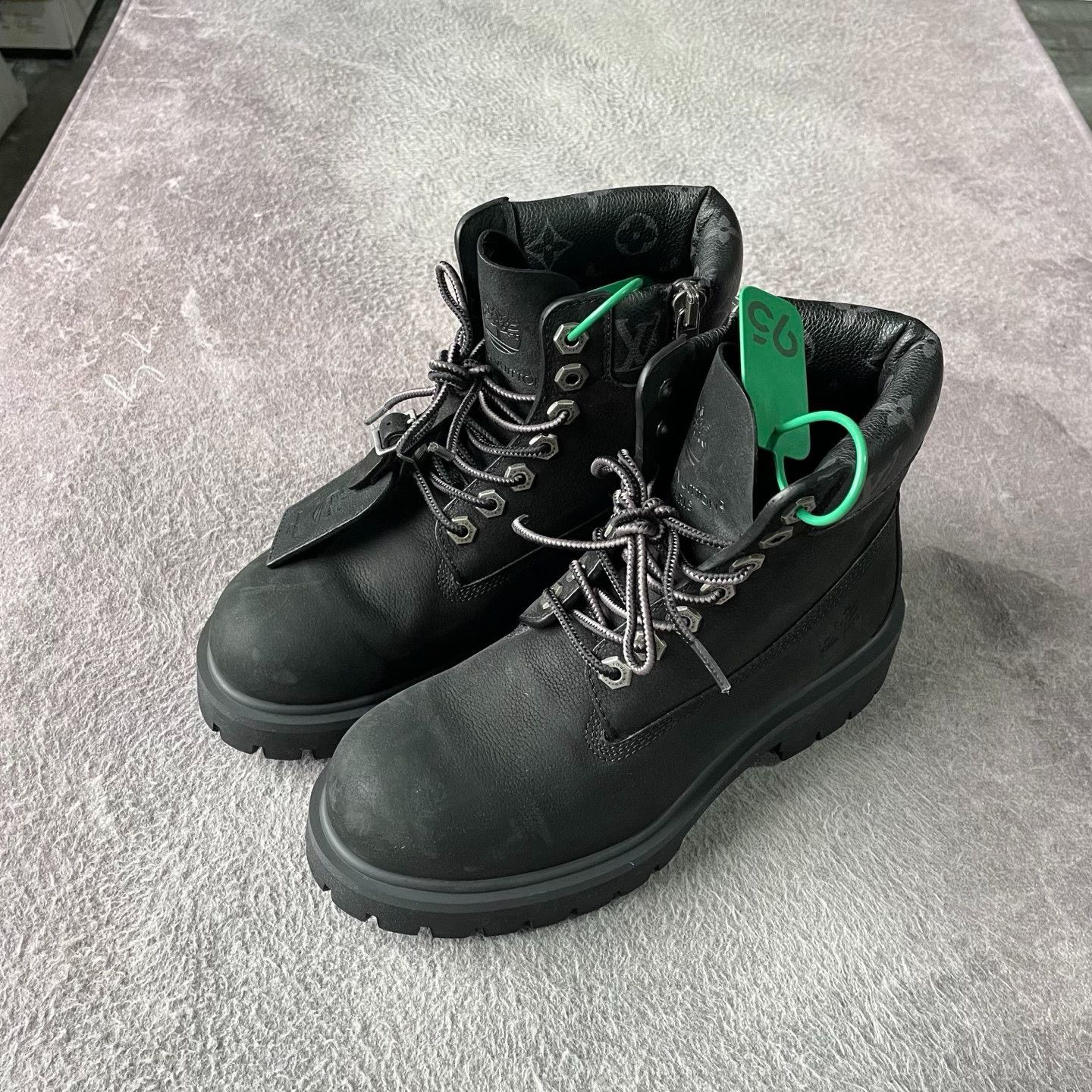 Louis Vuitton Louis Vuitton Collab Black Hitop Sneakers 40 Men Size US 7.5 / EU 40-41 - 1 Thumbnail