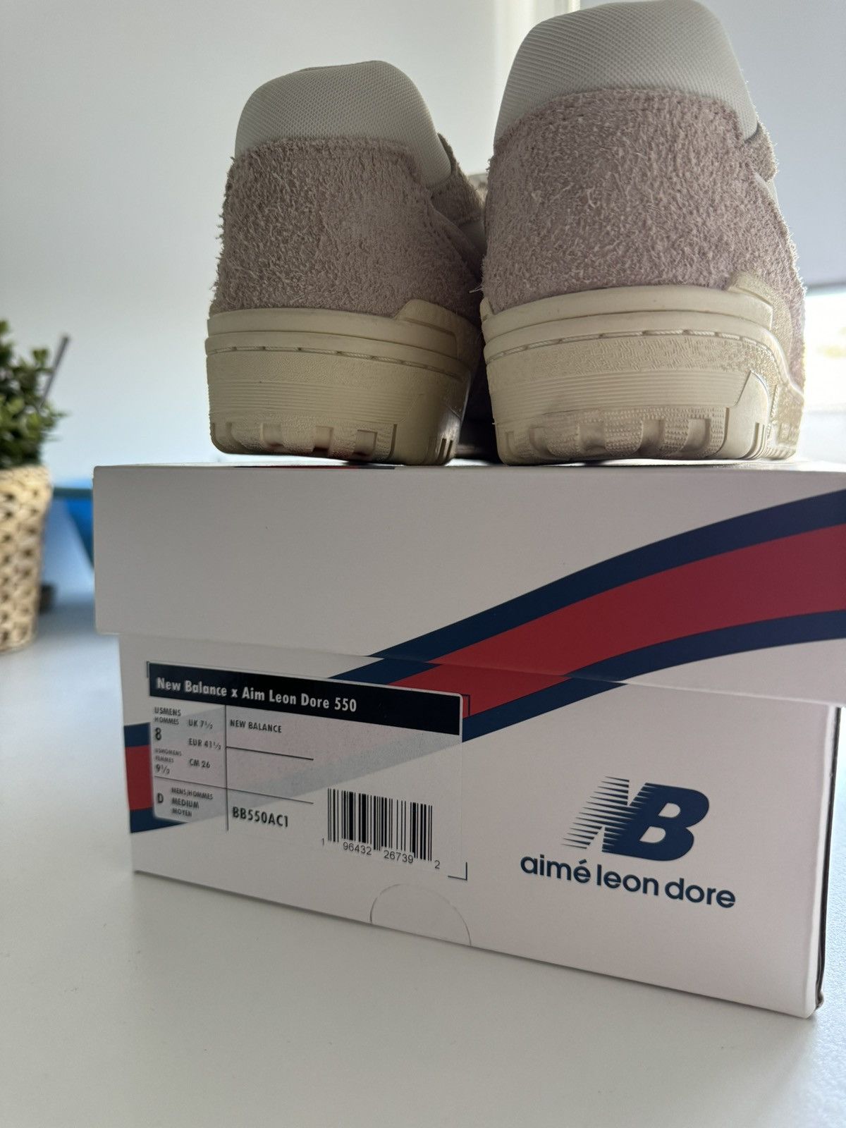 Aime Leon Dore × New Balance New Balance 550 x Aime Leon Dore ‘Grey’ 2022 Size US 8 / EU 41 - 7 Thumbnail