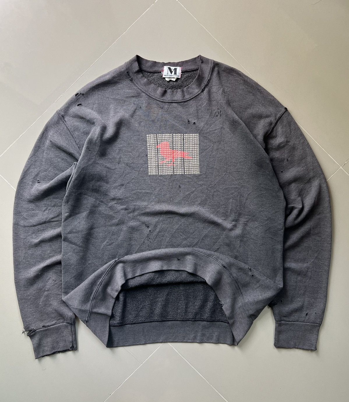Vintage Faded Distressed Modern Amusement Crewneck Size US M / EU 48-50 / 2 - 1 Thumbnail