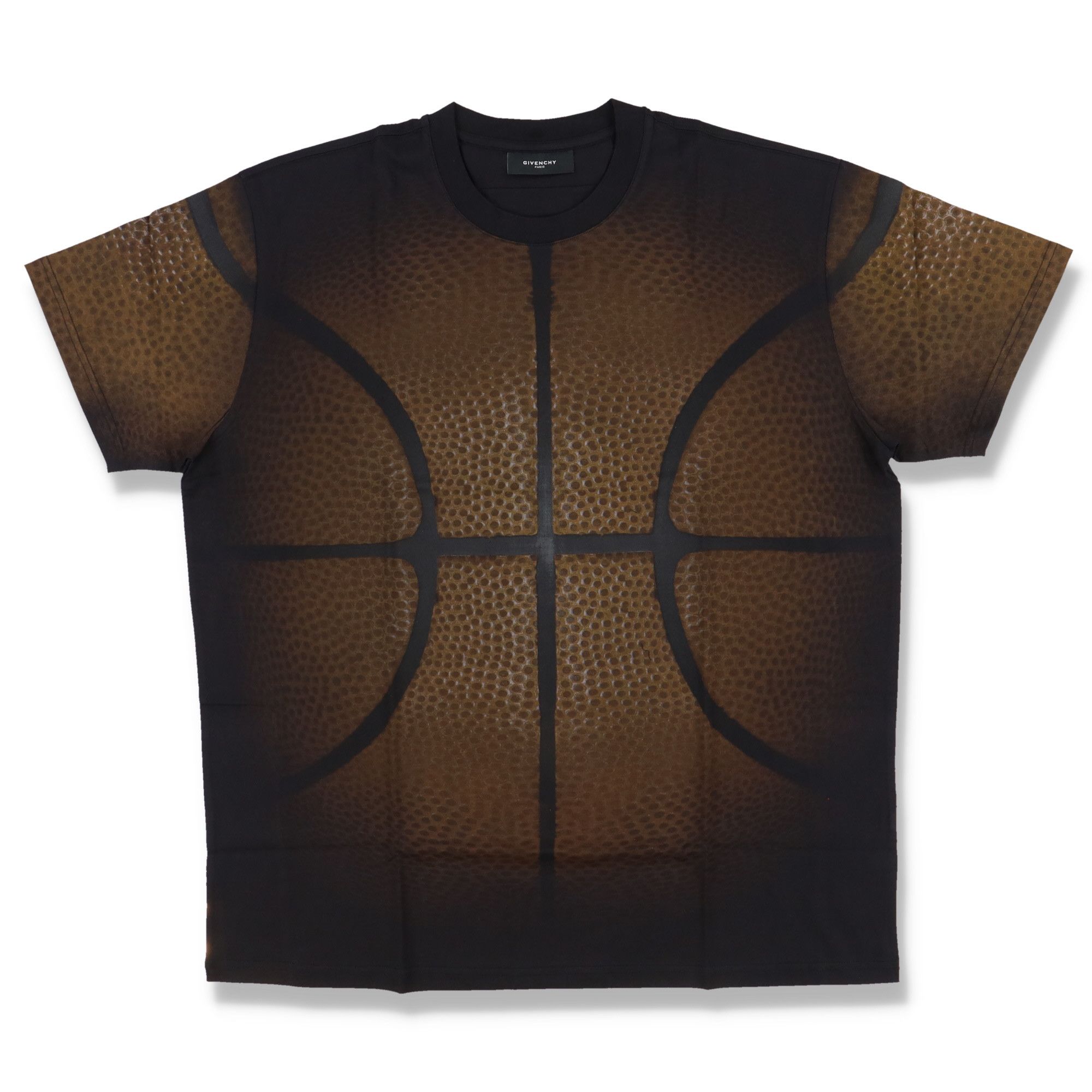 image of Givenchy Full Basketball Print Oversized T-Shirt in Black, Men's (Size Large)