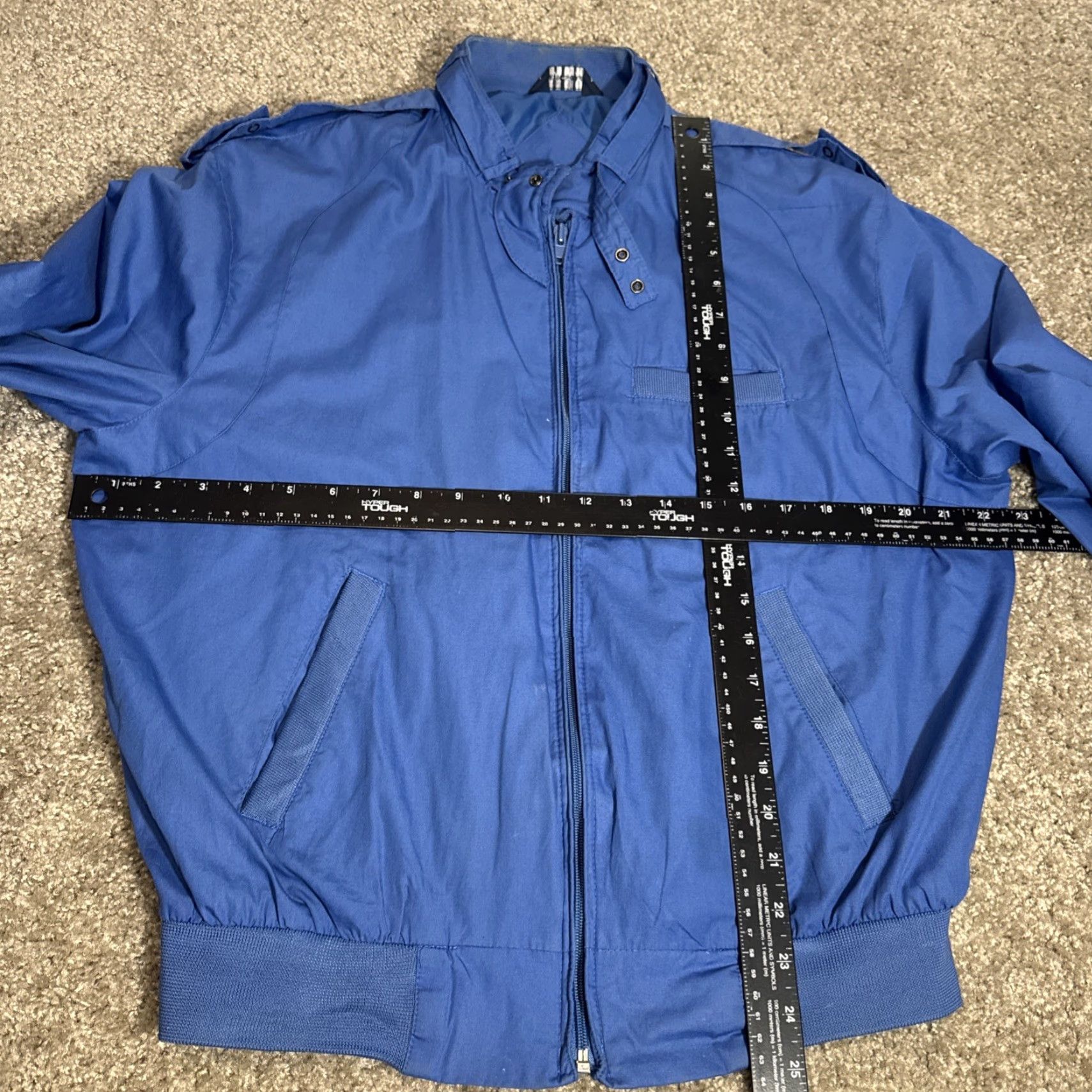Vintage VINTAGE Knightsbridge Blue Basic Lightweight Full Zip Jacket M Regular Men 80s Nylon Size US M / EU 48-50 / 2 - 8 Thumbnail