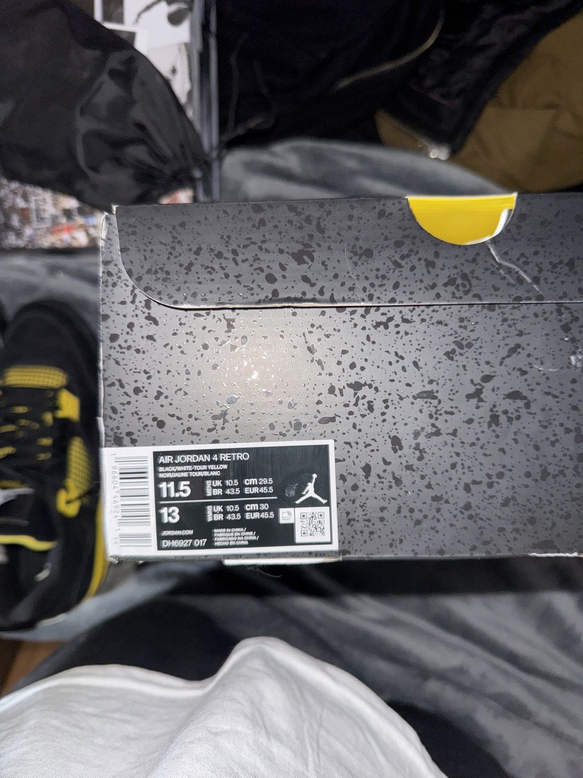 Jordan Brand Jordan 4 “Thunder” 2023 Size US 11.5 / EU 44-45 - 8 Thumbnail