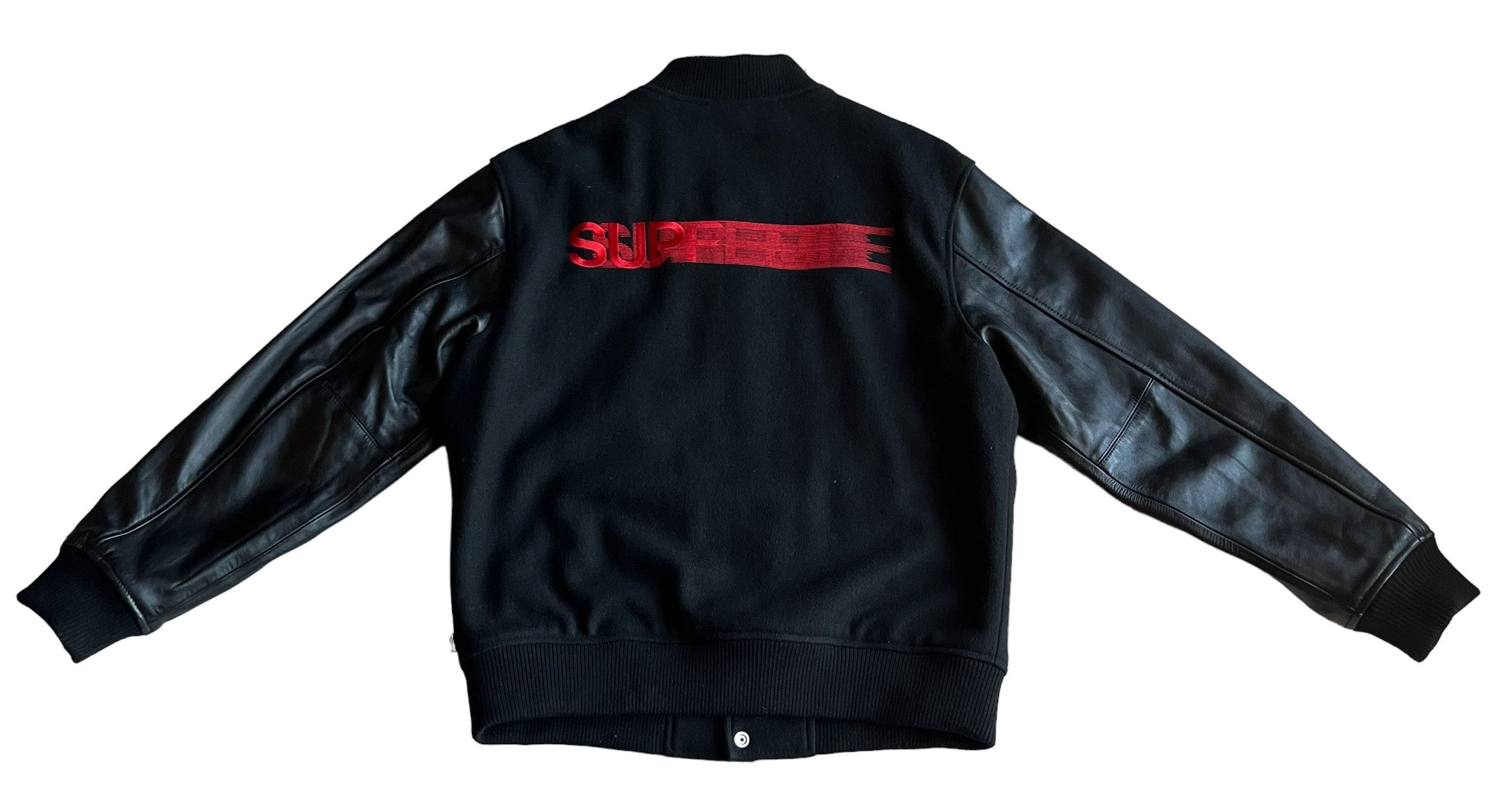 Supreme Motion Logo Varsity Jacket