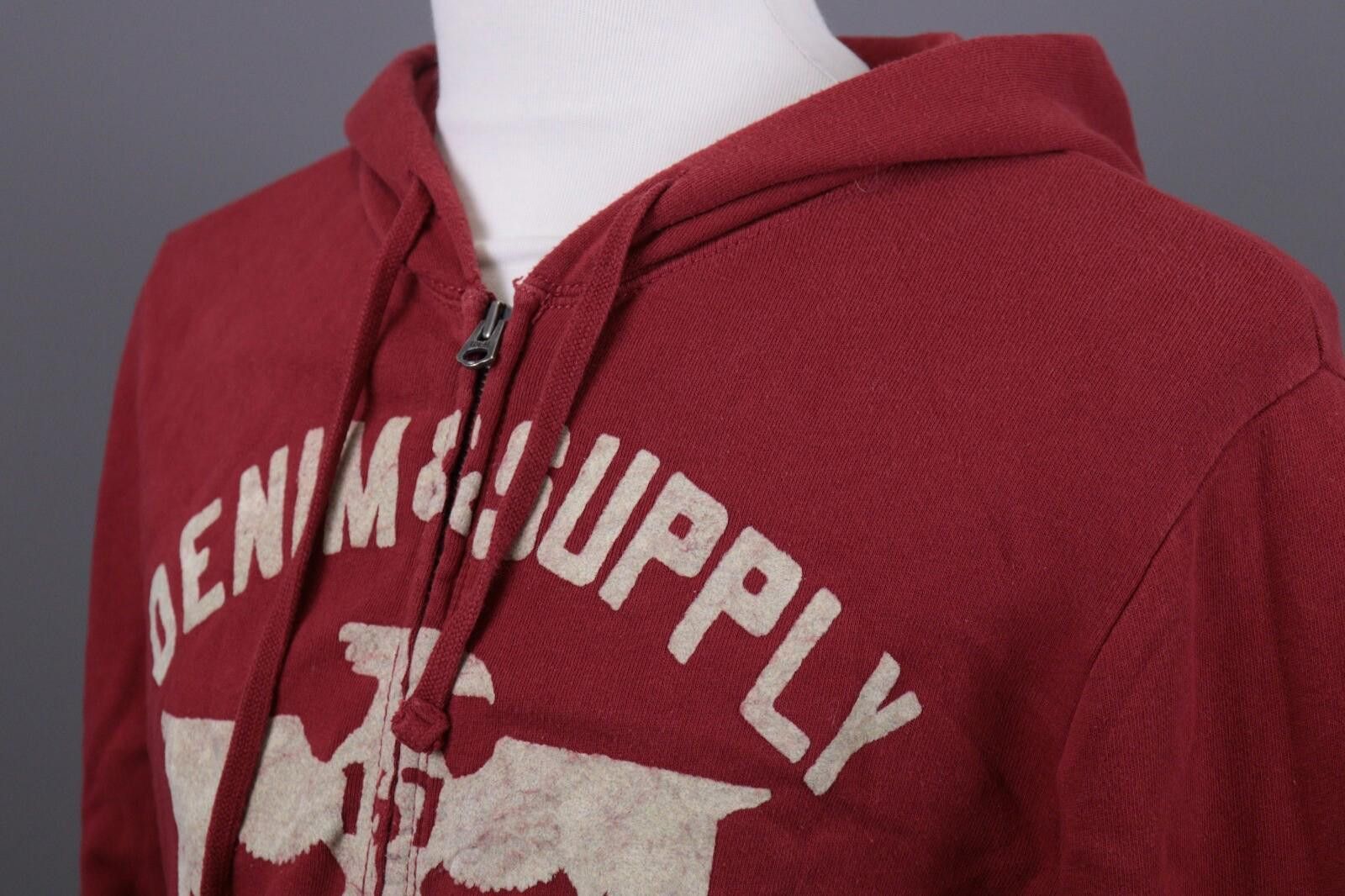 Denim & Supply Ralph Lauren Denim & Supply Ralph Lauren Logo Hoodie Sweater Size L Size US L / EU 52-54 / 3 - 7 Thumbnail