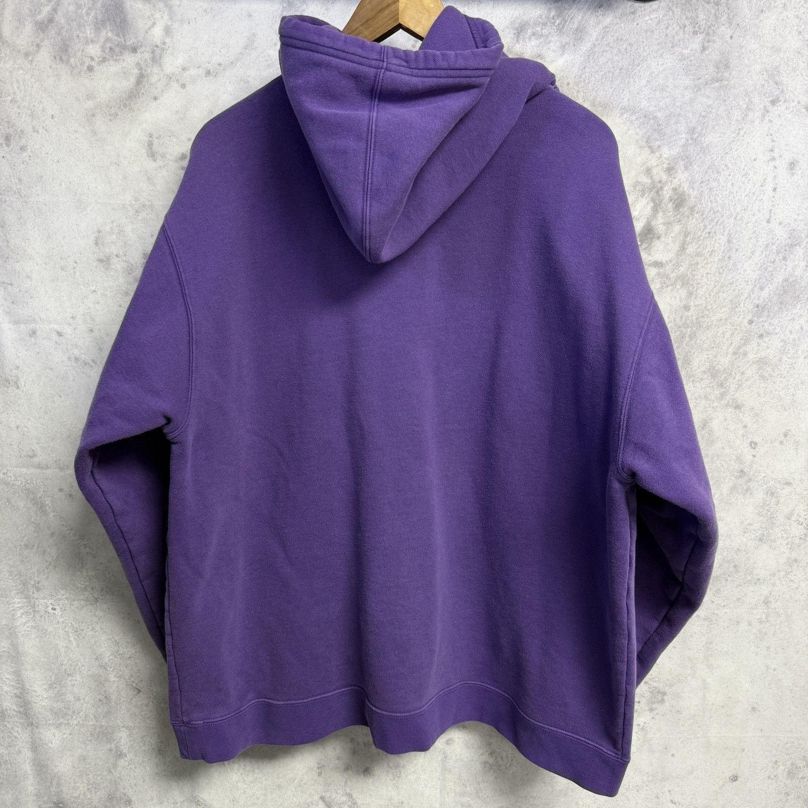 NFL × Reebok × Vintage Vintage Minnesota Vikings Hoodie Sweatshirt Mens Purple Reeb Size US XL / EU 56 / 4 - 2 Thumbnail