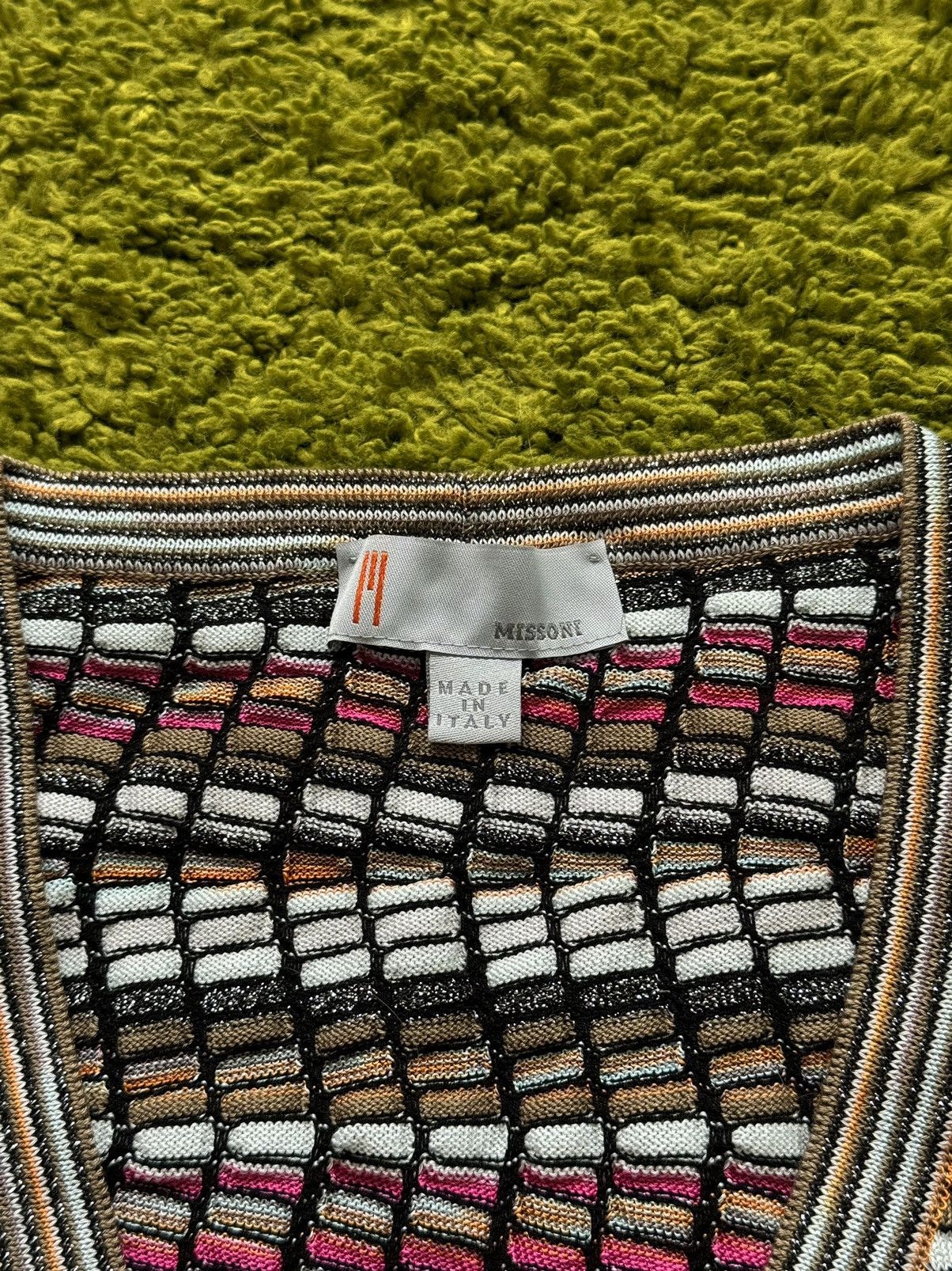 Designer × Missoni Missoni avant garde coloured cardigan sweater Size M / US 6-8 / IT 42-44 - 3 Thumbnail