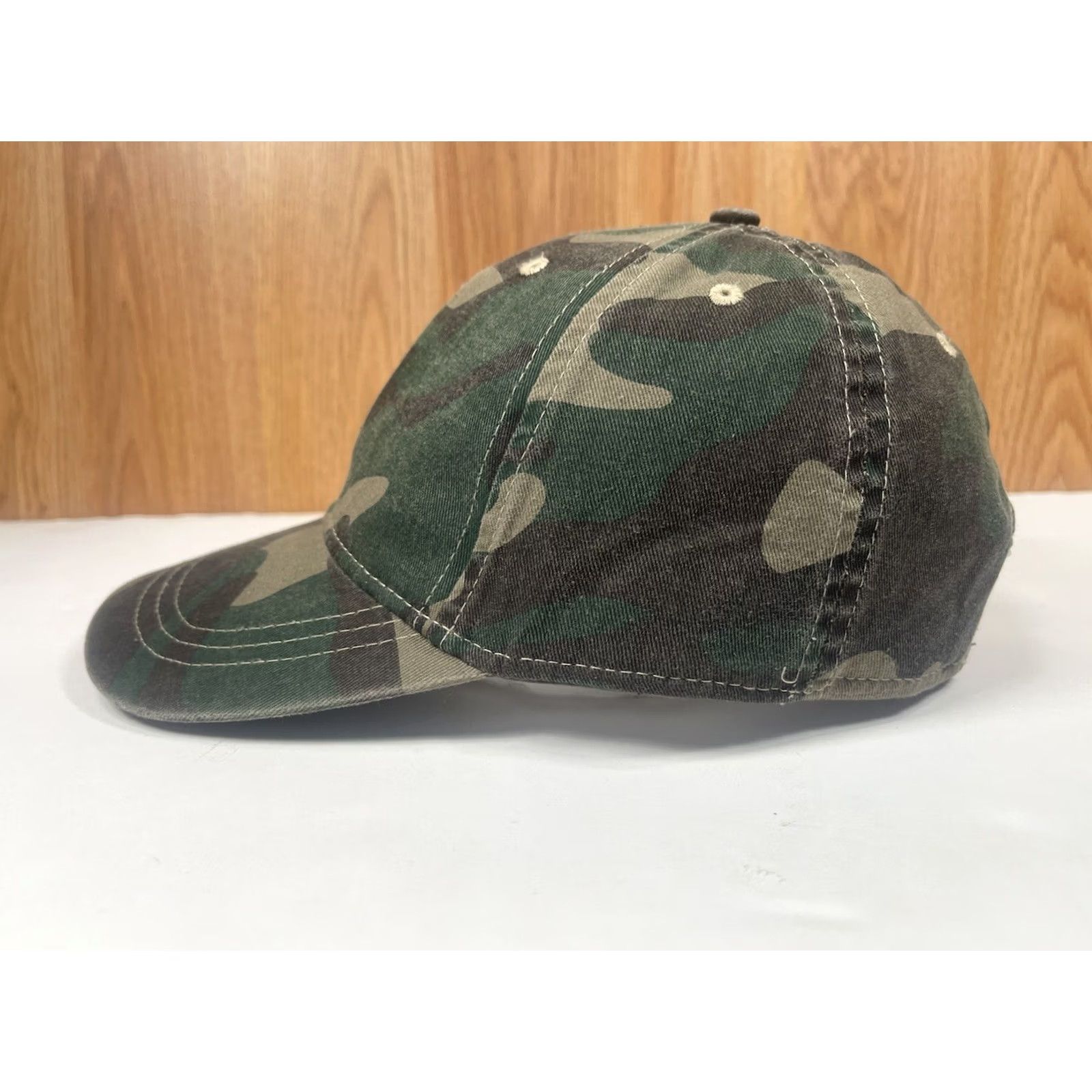 Vintage Infinity Blank Adult Adjustable StrapBack Baseball Hat Cap Camouflage Size ONE SIZE - 4 Thumbnail