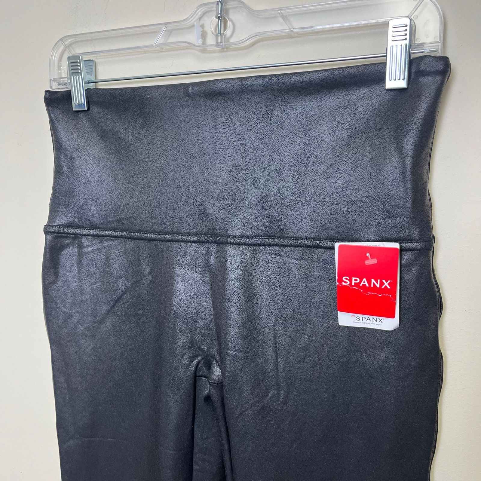 Spanx SPANX Shape Faux Leather Leggings NEW XL Size 38" / US 16 / IT 52 - 3 Thumbnail