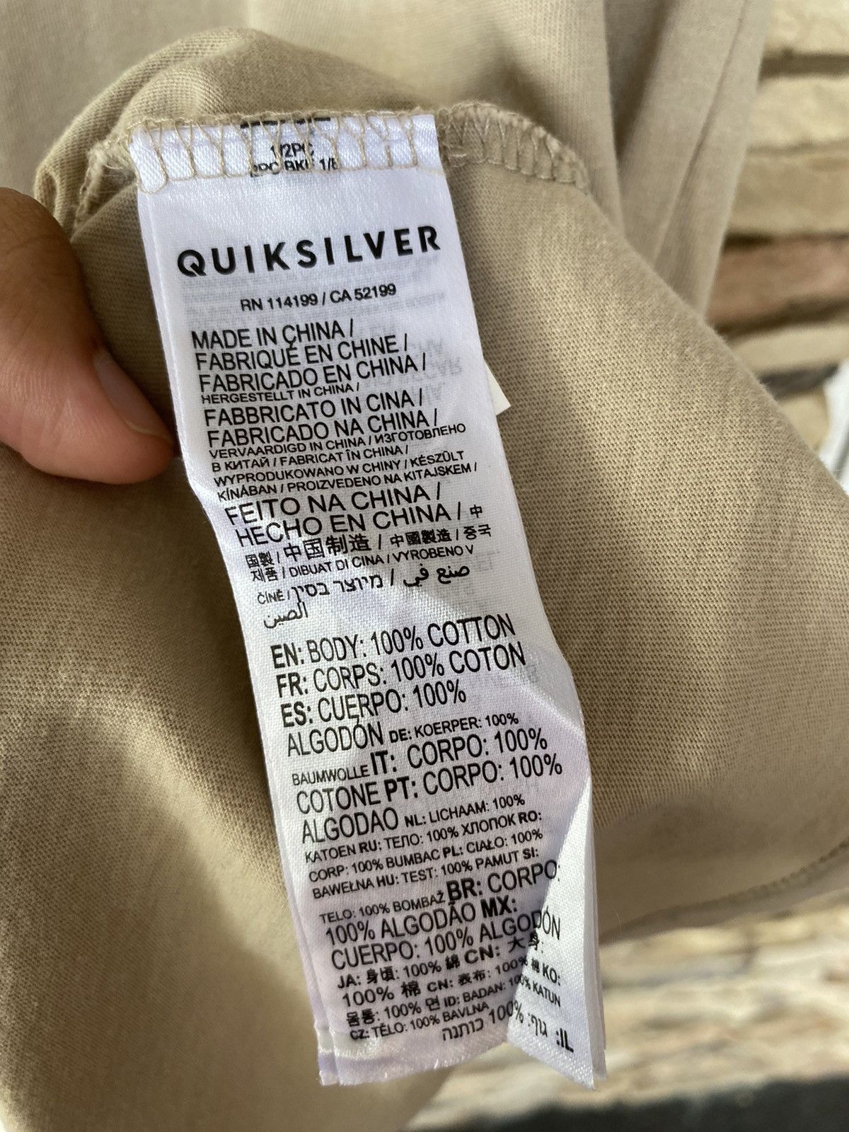 Quiksilver Quiksilver Backhit Logo Surfing Tees y2k billabong vintage Size US L / EU 52-54 / 3 - 11 Thumbnail
