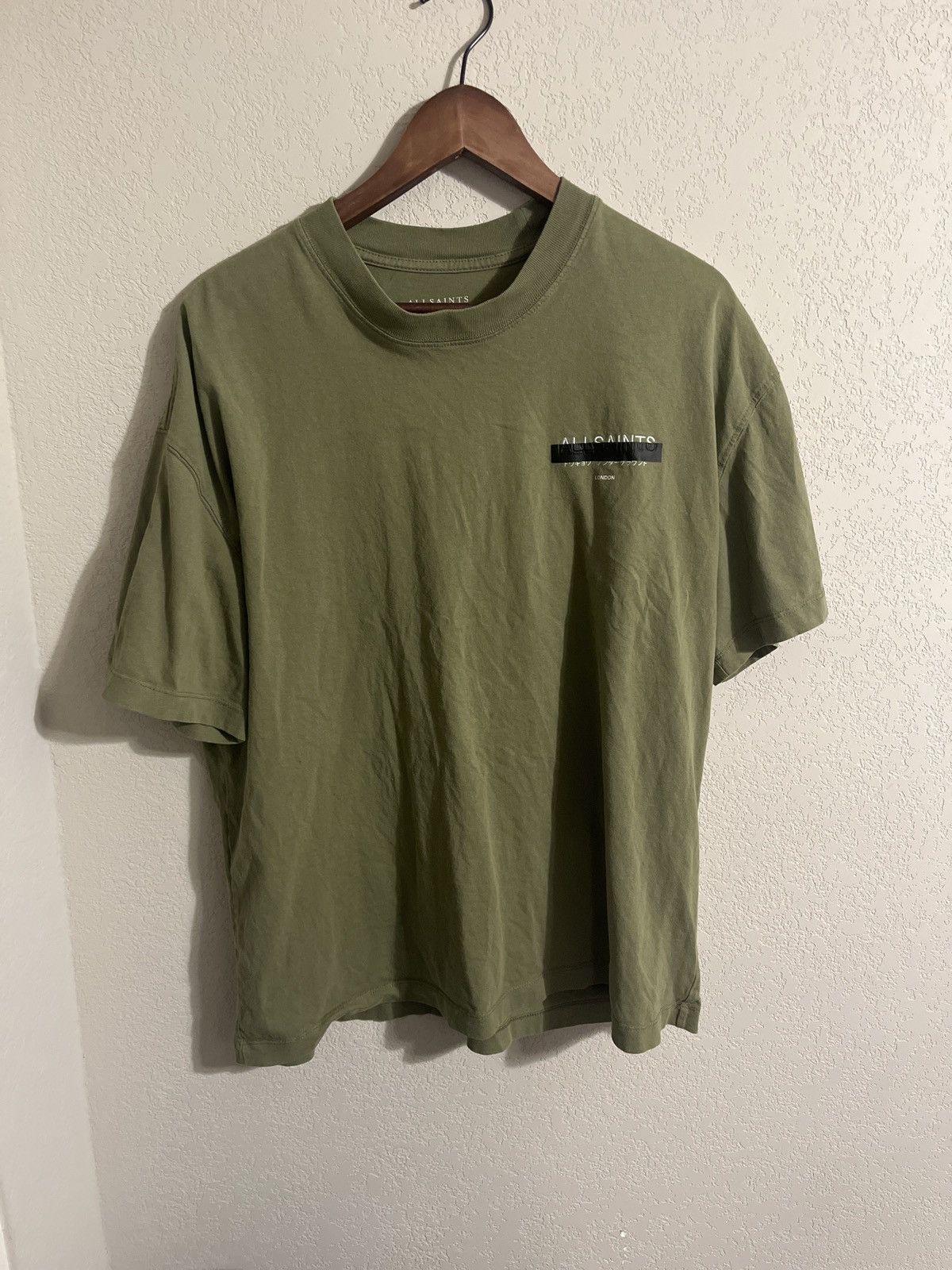 Allsaints All Saints Green tee Size US M / EU 48-50 / 2 - 1 Thumbnail
