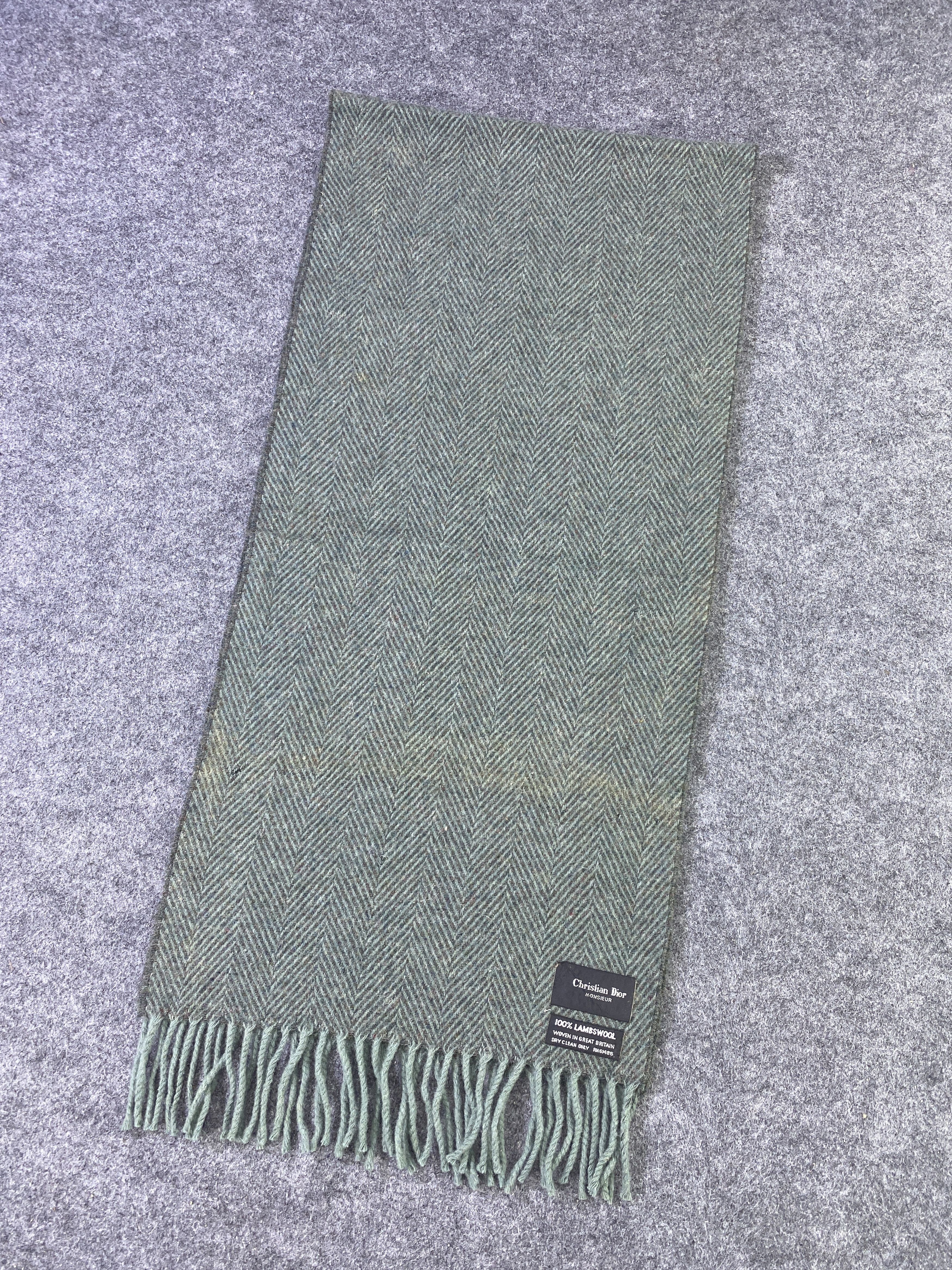 Christian Dior Monsieur Christian Dior Monsieur Scarf / Muffler / Neckwear -T697 Size ONE SIZE - 2 Thumbnail