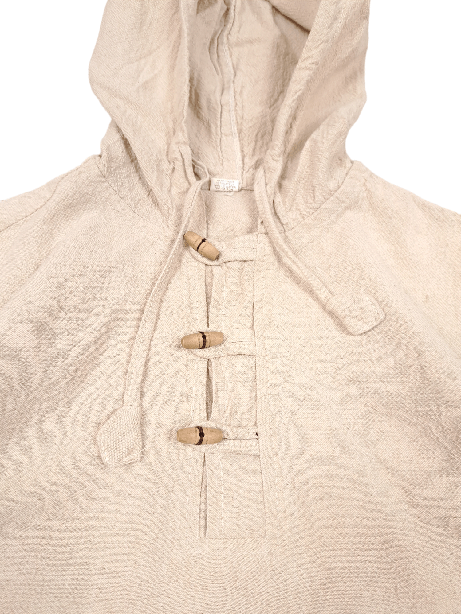Baja Joe × Vintage 💎 Vintage Beige Made in Nepal Baja Pocket Hoodie Size US M / EU 48-50 / 2 - 4 Thumbnail