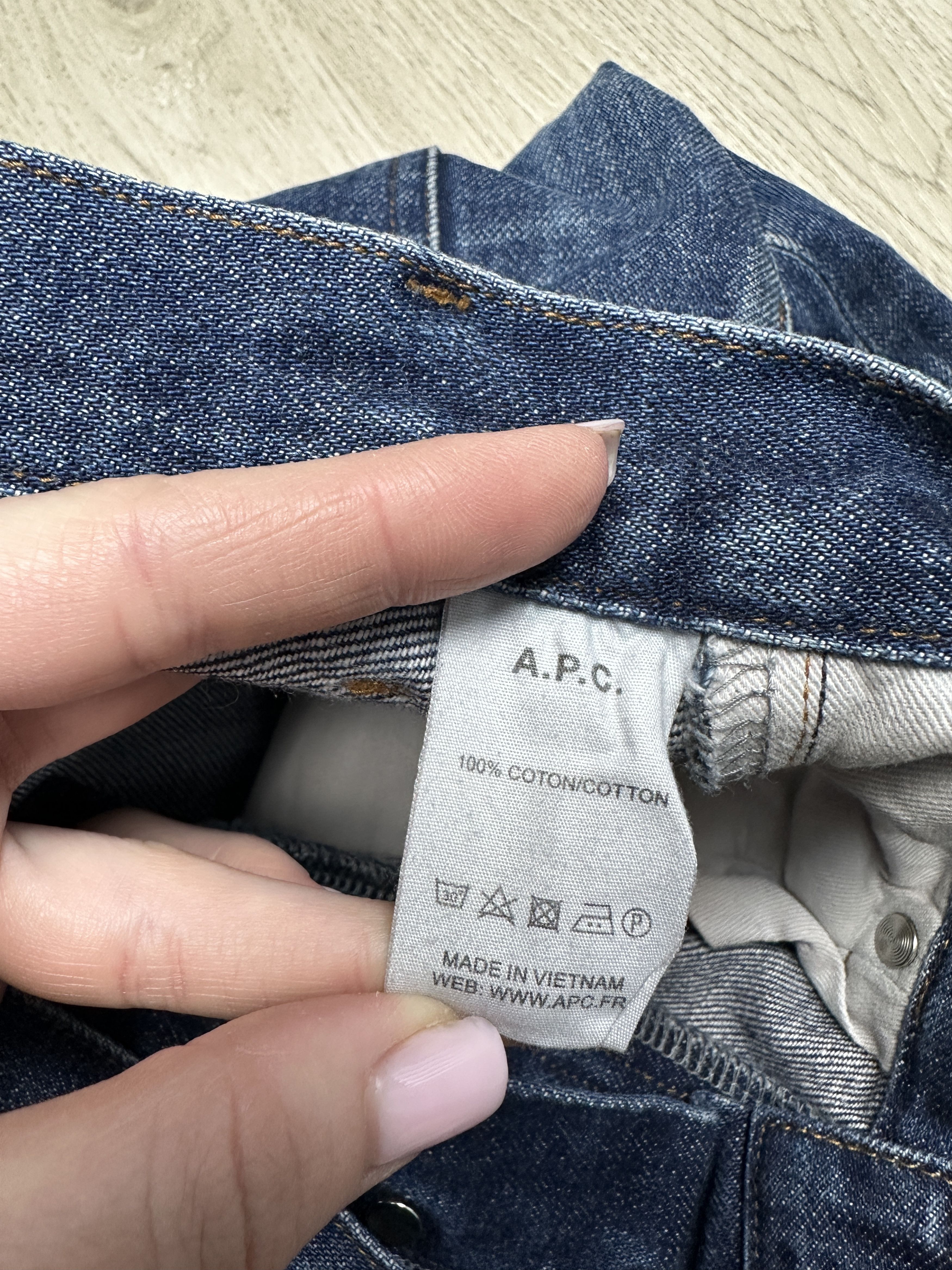 A.P.C. A.P.C. Rue Madame Paris Salvage Denim Pants Jeans Size US 31 - 4 Thumbnail