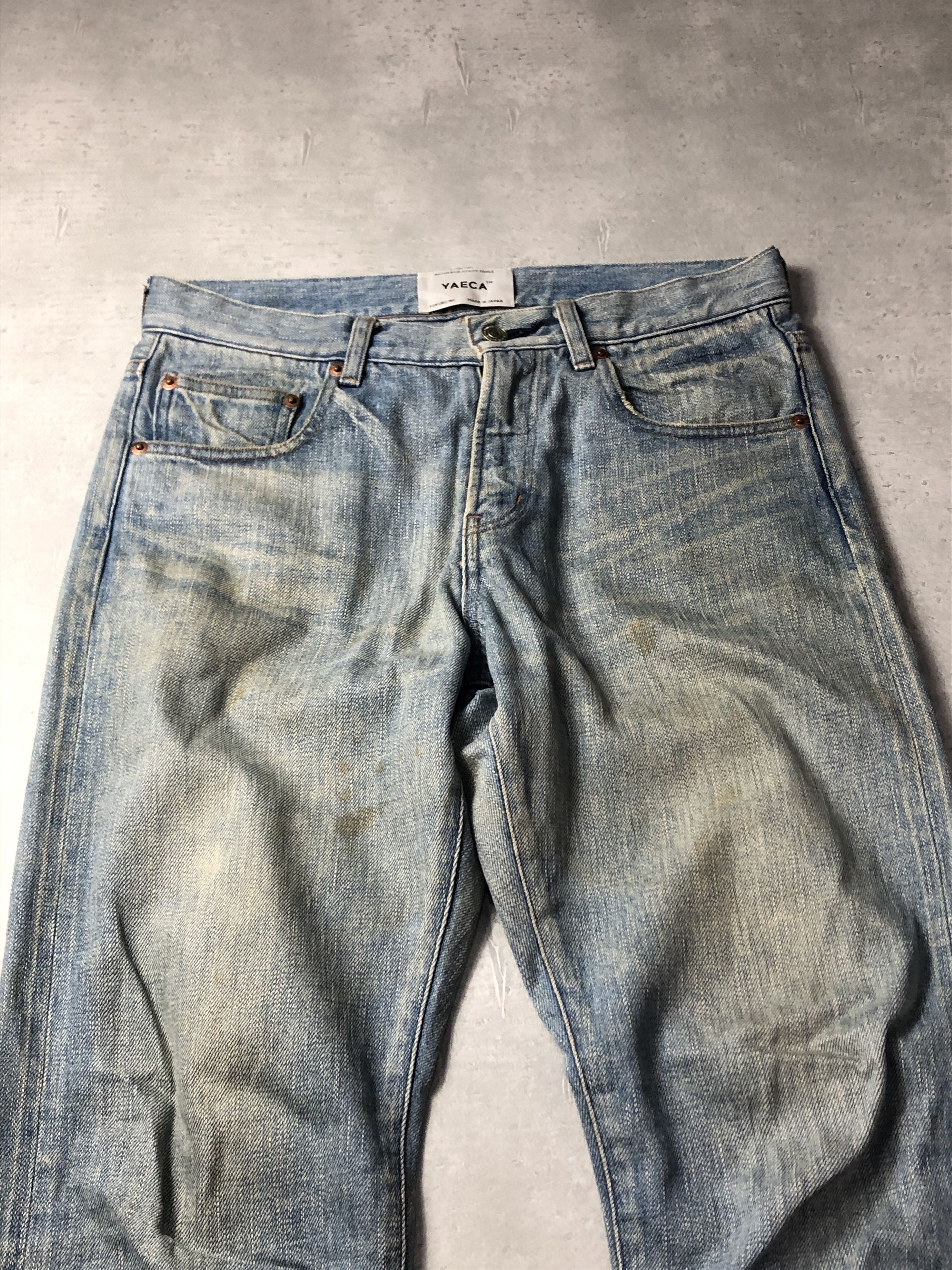 YAECA Yaeca ice blue standard denim jeans Size US 30 / EU 46 - 6 Thumbnail