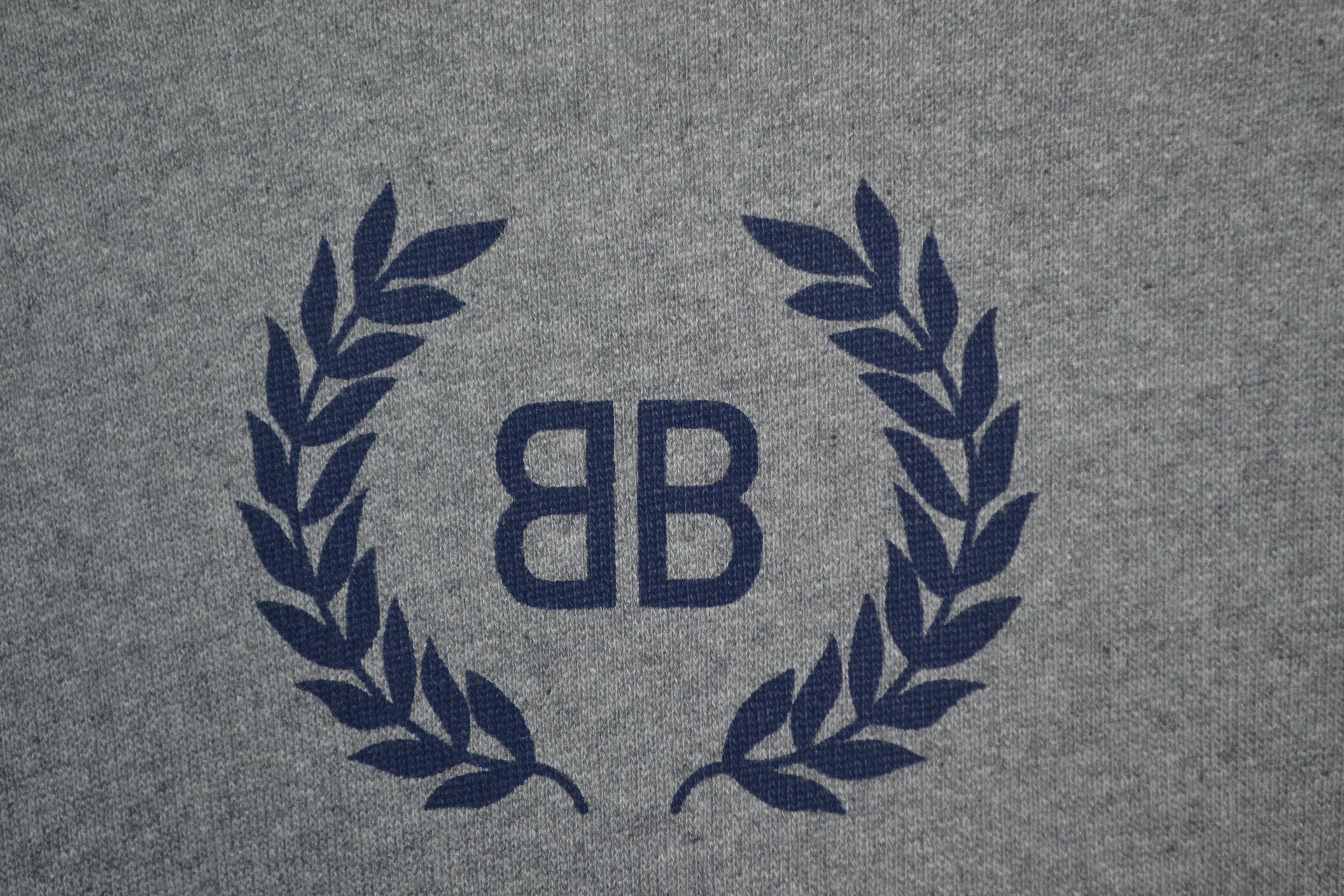 Balenciaga Balenciaga Gray Cotton Crest Oversized Hoodie Logo XS Size US XS / EU 42 / 0 - 3 Thumbnail