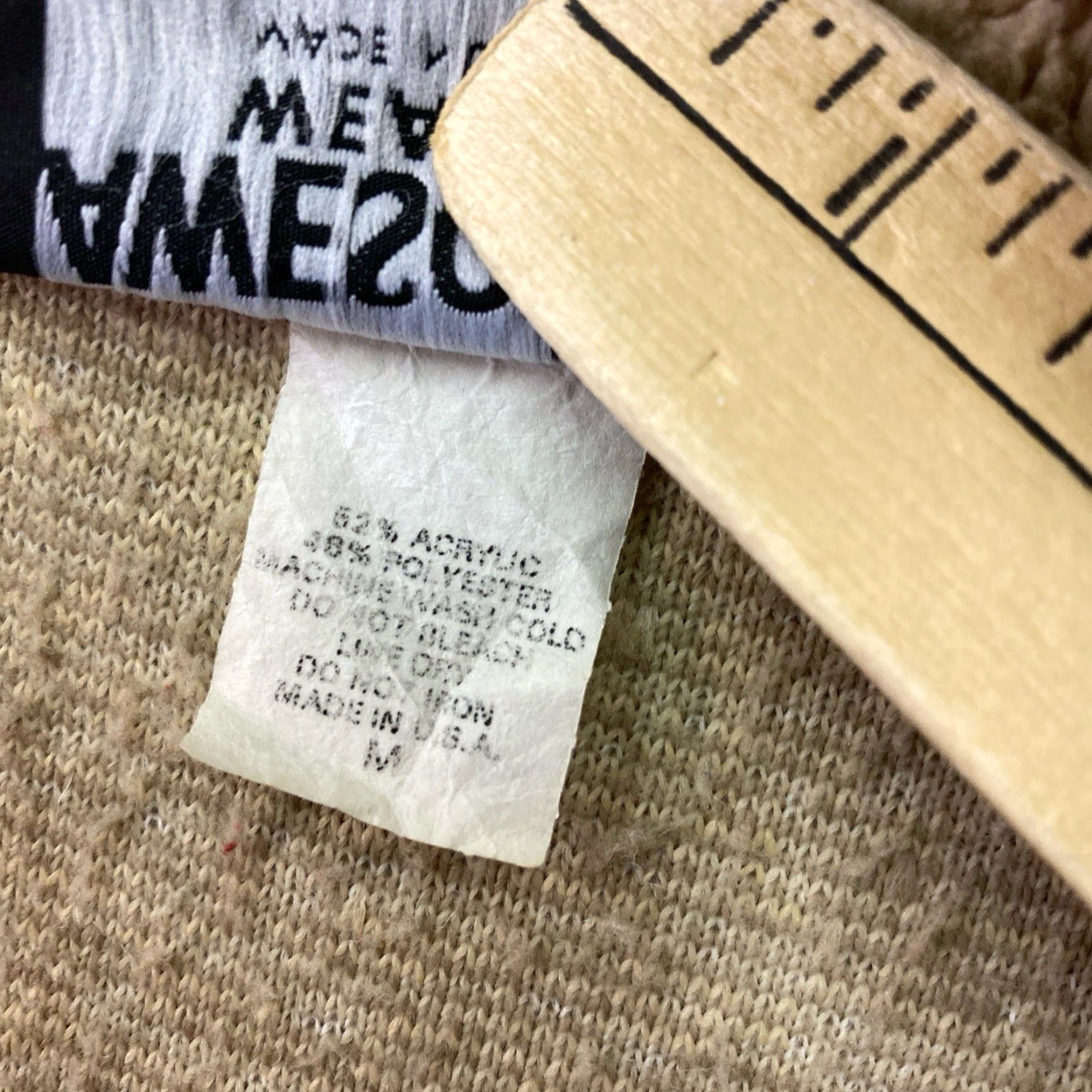 Vintage VINTAGE Awesome Wear Full Zip Sweatshirt Mens M Beige Fleece Bear Tree USA Made Size US M / EU 48-50 / 2 - 3 Thumbnail