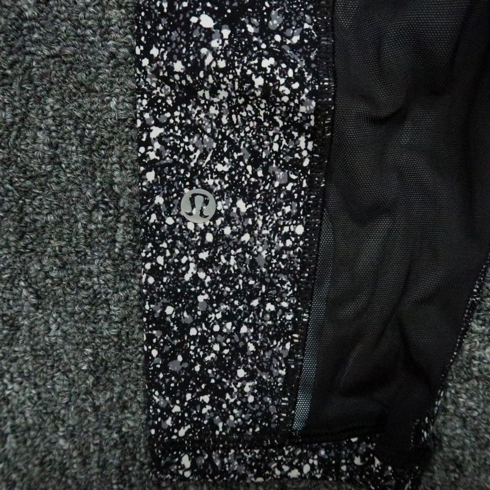 Lululemon Lululemon Womens Leggings Black Speckled Tight Stuff Crop Yoga Training Pants 4 Size 27" / US 4 / IT 40 - 4 Thumbnail