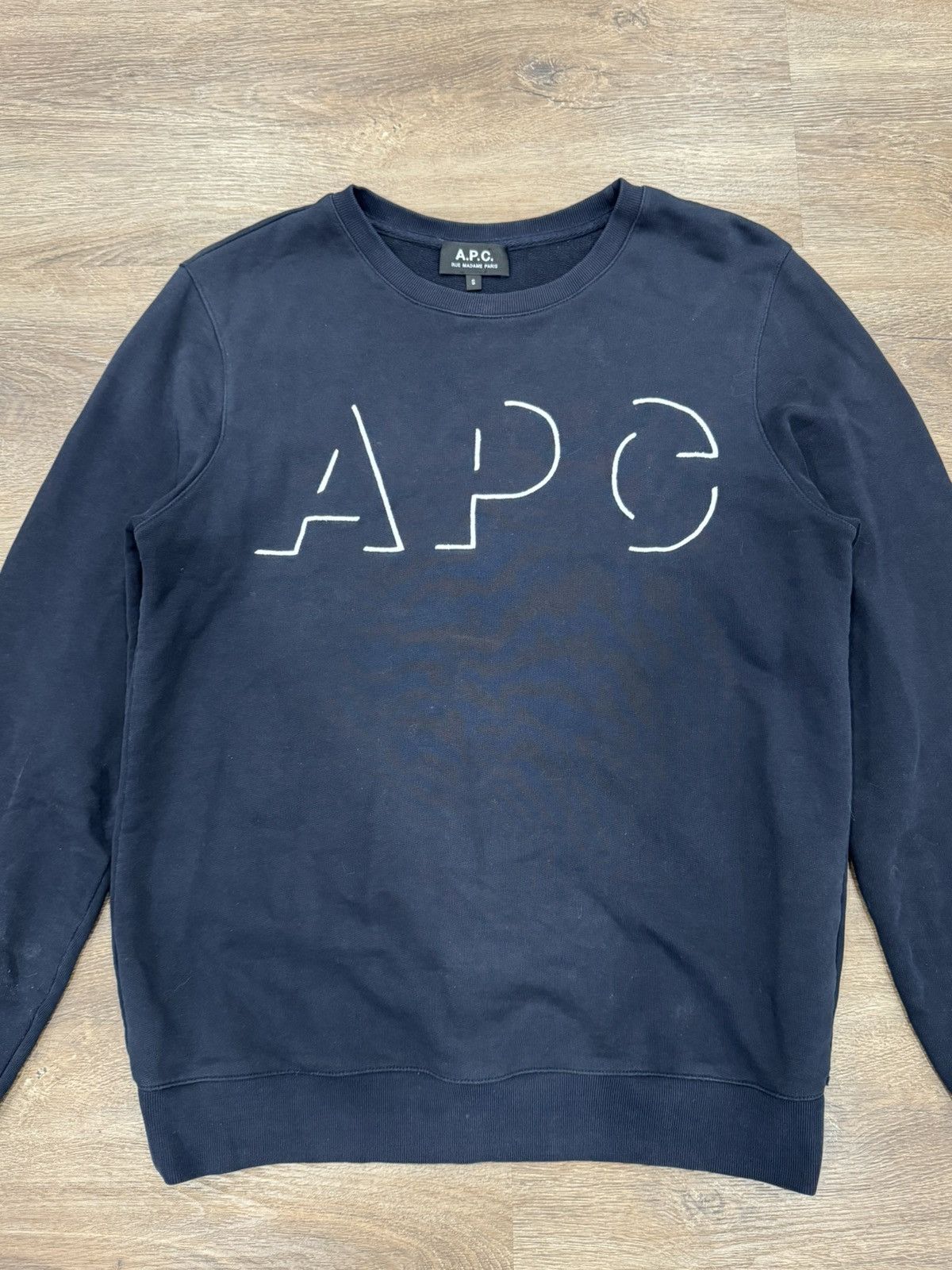 A.P.C. A.P.C. embroidered-logo sweatshirt Size US S / EU 44-46 / 1 - 2 Thumbnail