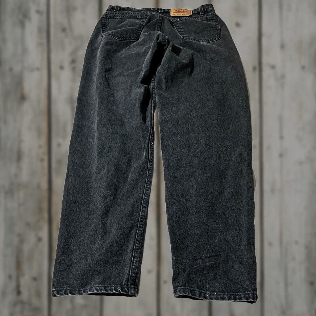 Levi's VINTAGE Levi’s 550 Black Jeans 36X32 Men 90s Straight Jeans 36 32 Men Size US 36 / EU 52 - 1 Thumbnail