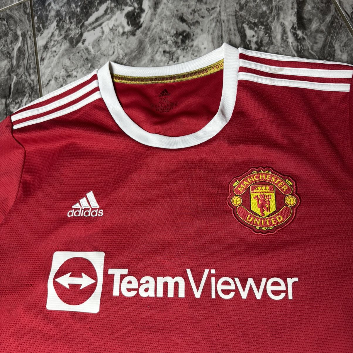Adidas Manchester United 2021 2022 Official Jersey Long Size US XXL / EU 58 / 5 - 5 Thumbnail
