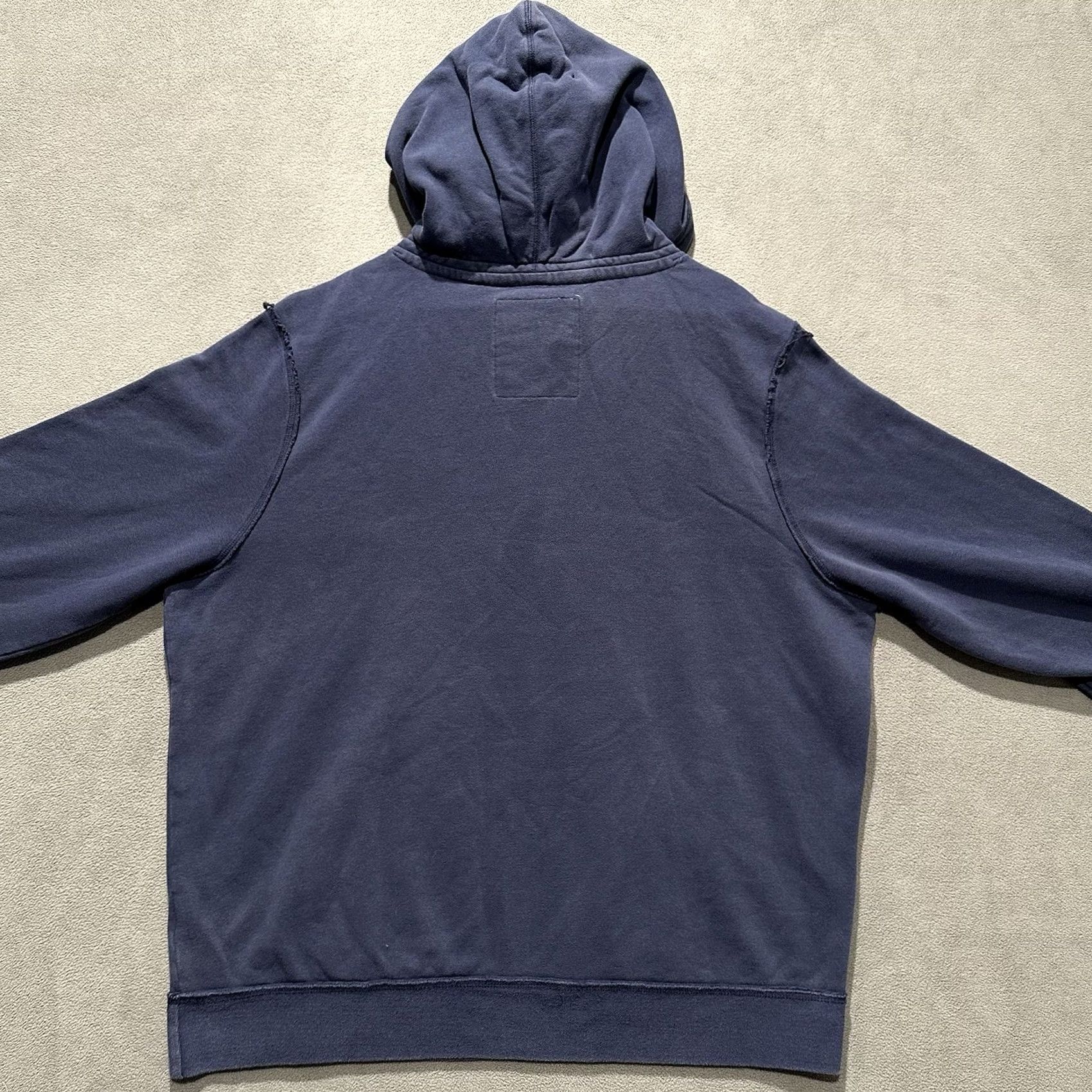 Aeropostale Aeropostale Sweatshirt Mens 2XL Navy Blue Waffle Knit Hood Athletic Department Size US XXL / EU 58 / 5 - 2 Thumbnail