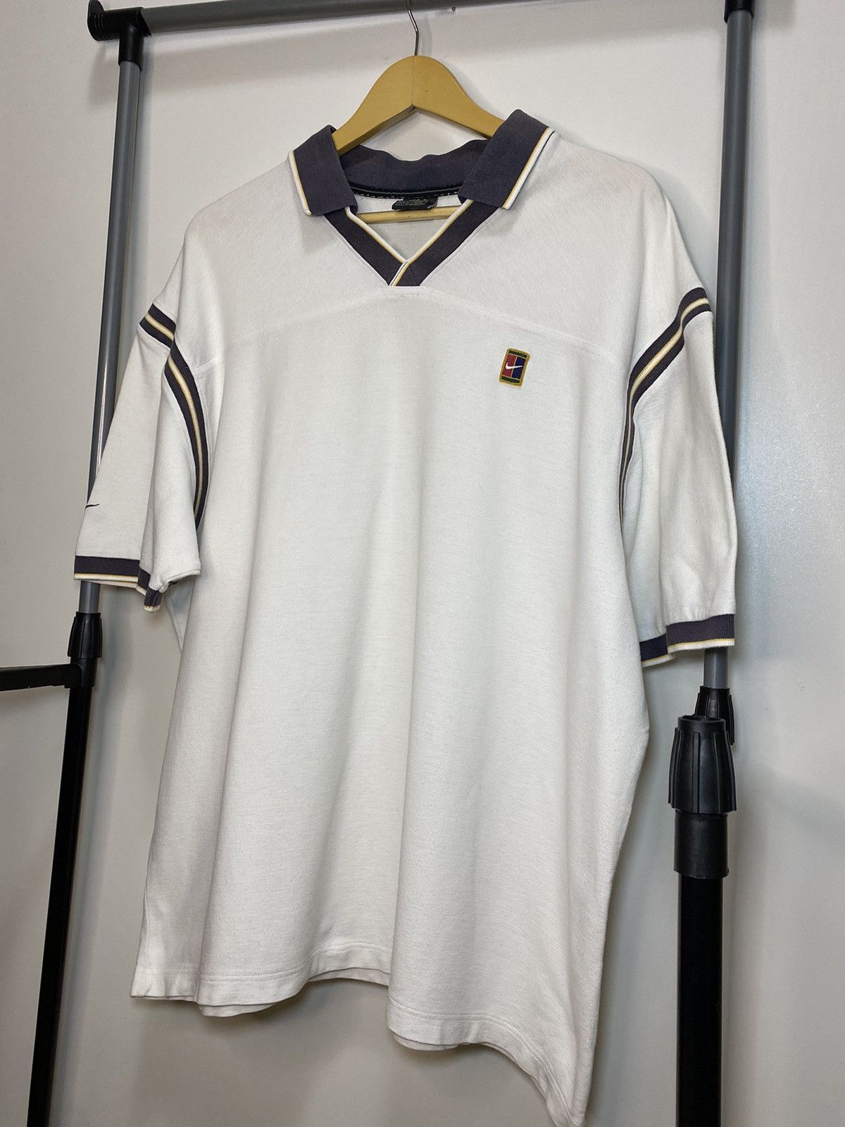 Nike Vintage Nike Court Swoosh Polo Size US L / EU 52-54 / 3 - 3 Thumbnail
