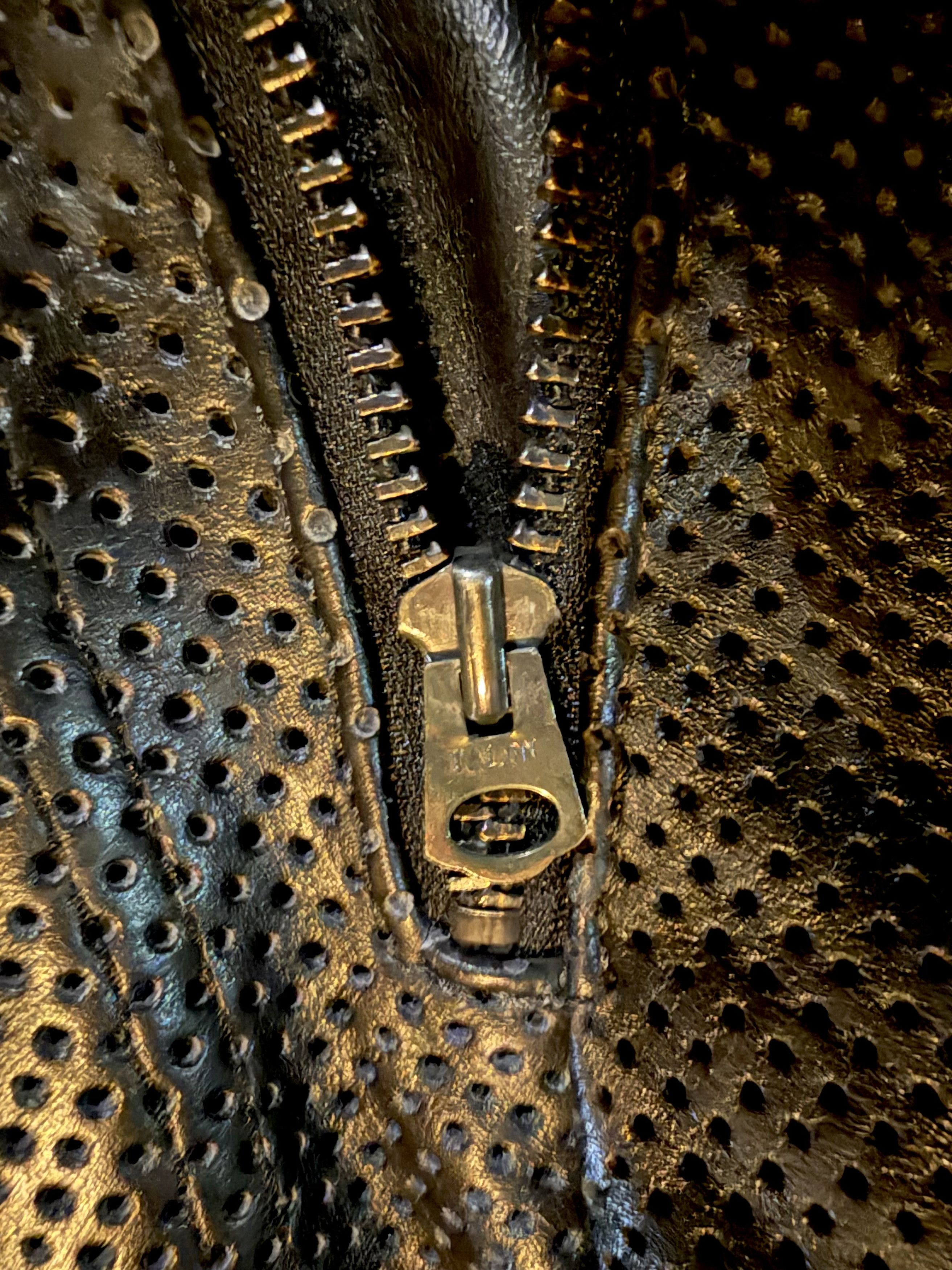 Vanson Leathers Vintage Perforated Vanson Manx 46 NICE! Size US XL / EU 56 / 4 - 6 Thumbnail