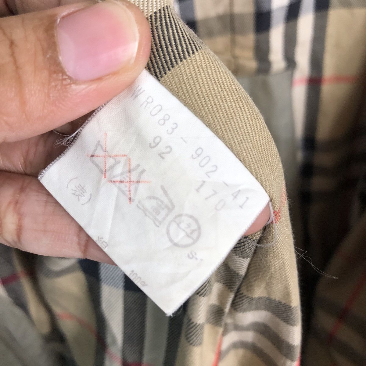 Burberry 🔥Vintage Long Jacket Burberrys Nova Check Blanket Bondage Size US M / EU 48-50 / 2 - 20 Thumbnail
