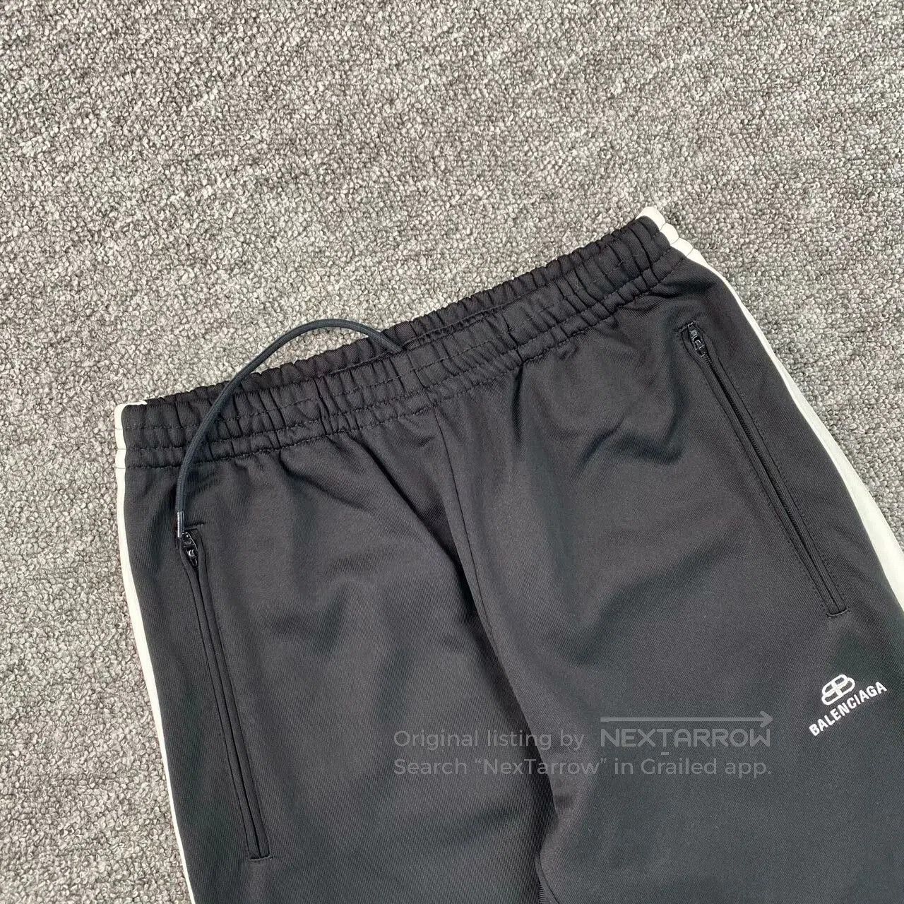 Balenciaga Balenciaga Black Logo Embroidered Sweatpants. Size US 36 / EU 52 - 3 Thumbnail