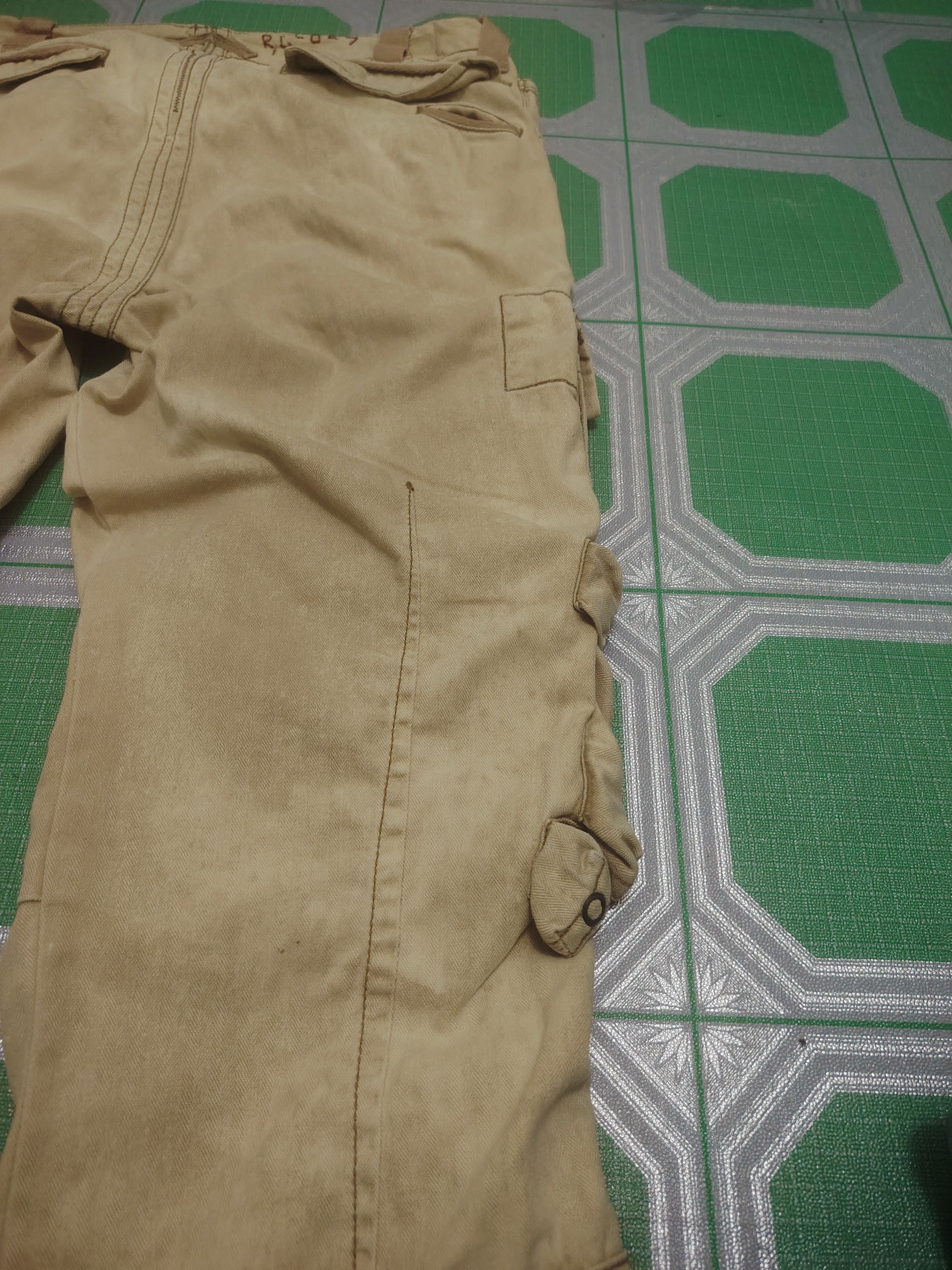 Polo Ralph Lauren Vtg Polo RL Multipocket distressed Bleachers Cargo Pants Size US 32 / EU 48 - 15 Thumbnail