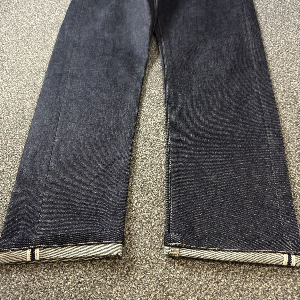 Undercover × Uniqlo 🔥🇯🇵 Japanese Raw Denim Uniqlo Indigo Selvedge Archive Jeans Size US 31 - 7 Thumbnail