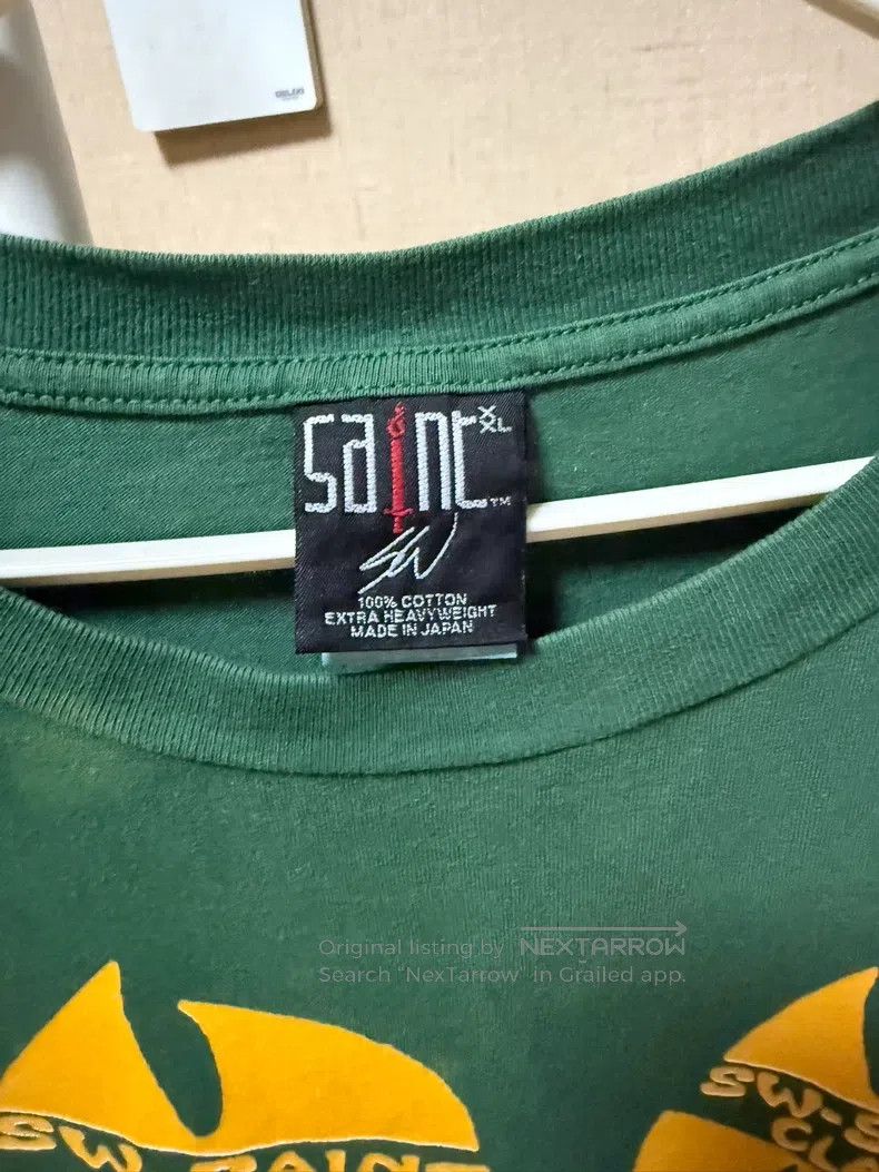 Saint Michael Saint Michael Collaboration Short Sleeve T-shirt Green Dol Size US XXL / EU 58 / 5 - 2 Thumbnail