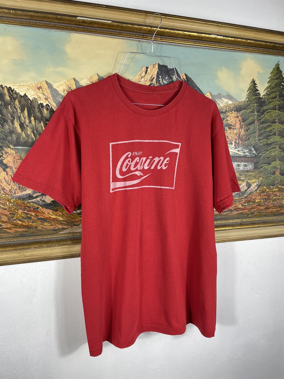 Other vintage Enjoy Cocaine graphic 70s 80s 90s Parody Tee coke Size US M / EU 48-50 / 2 - 3 Thumbnail