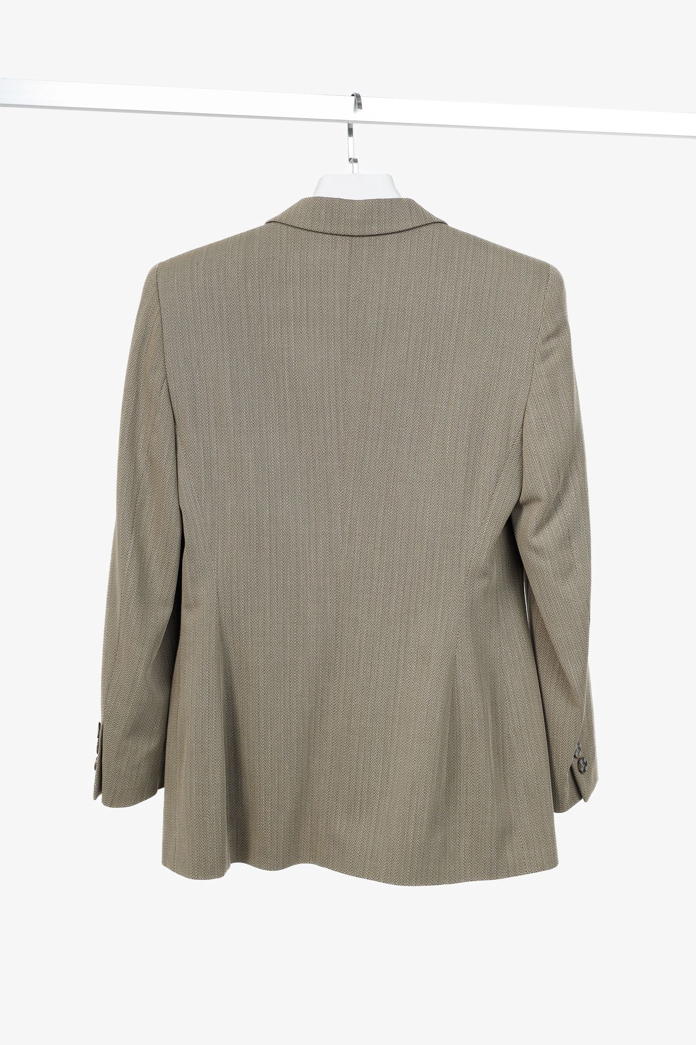 Escada Escada Margaretha Ley Vintage Taupe Virgin-Wool Blazer Size M / US 6-8 / IT 42-44 - 2 Thumbnail